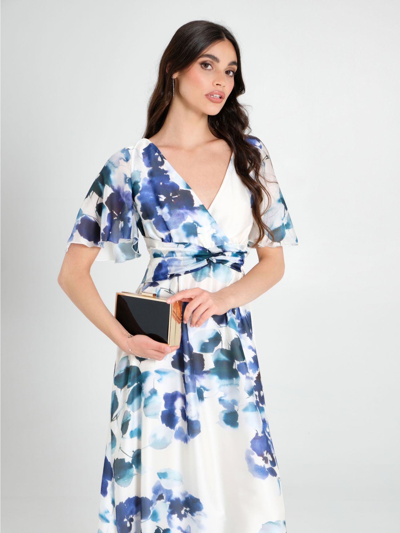 Long Floral-Print Dress in_i7