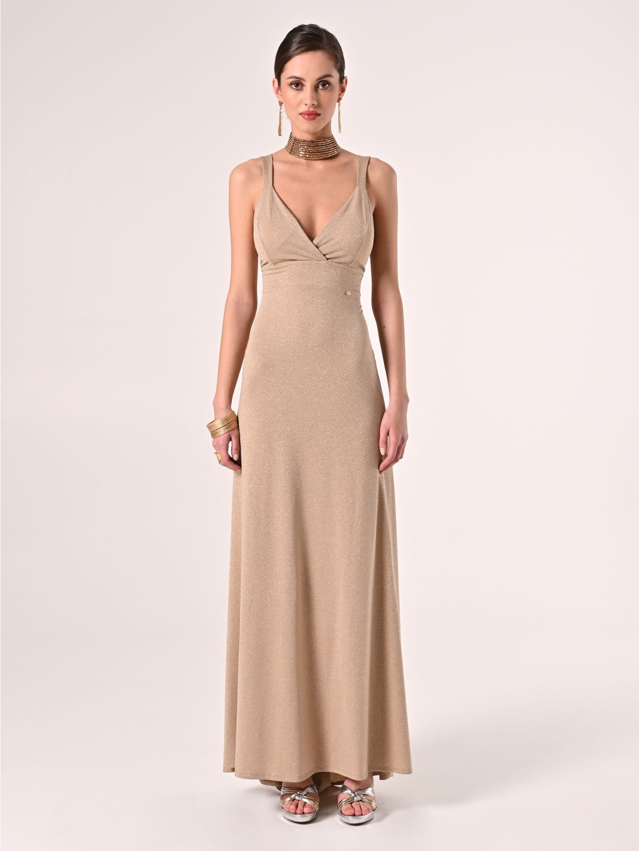 Gold Lurex Dress det_1