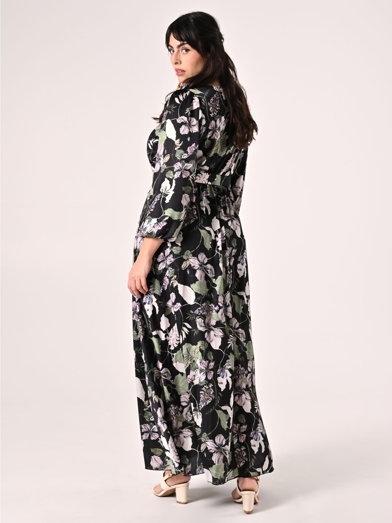 Abito Curvy stampa Floreale det_3