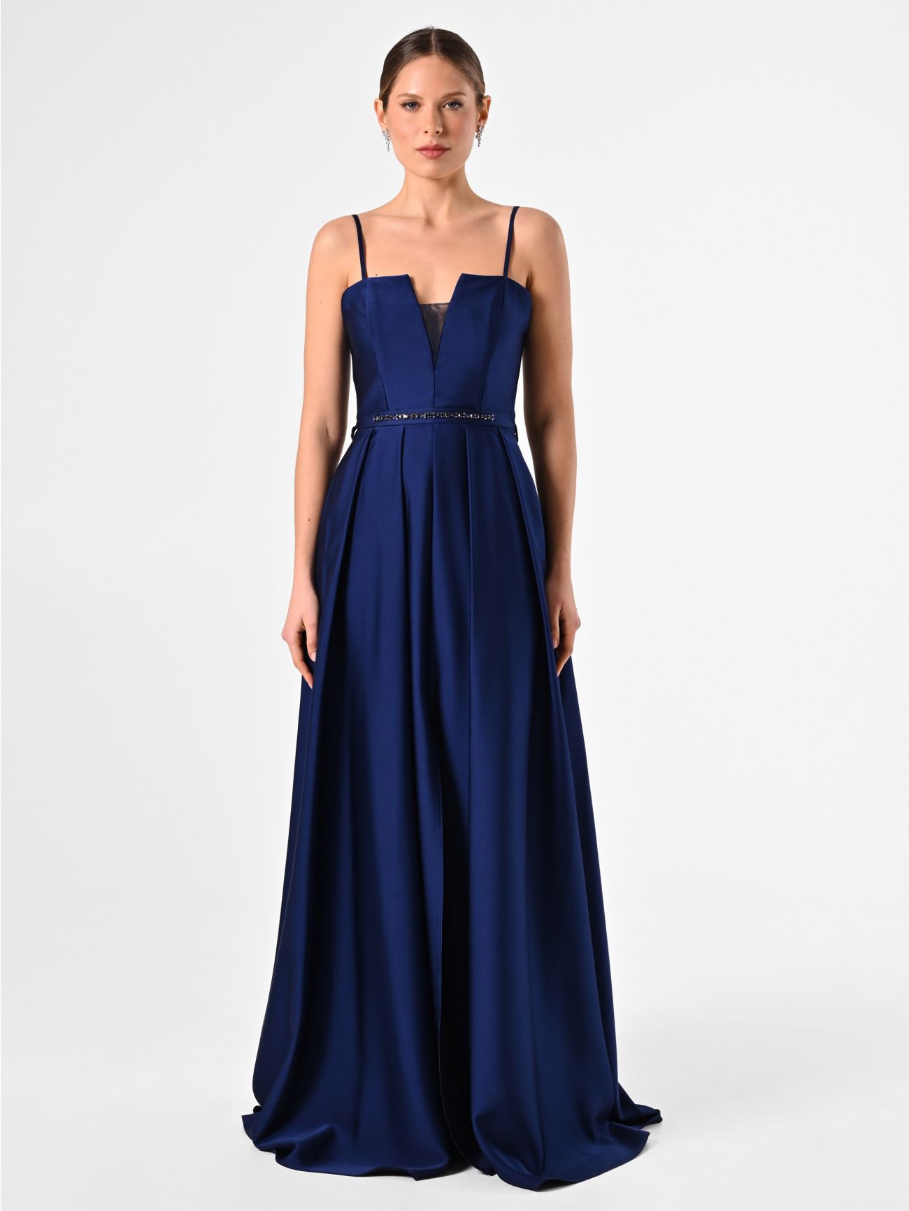 Rinascimento Atelier Blue Dress with Full Skirt det_1