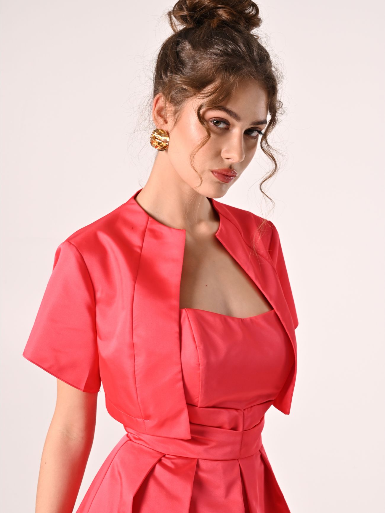 Coprispalle Corto in Twill Camelia in_i7