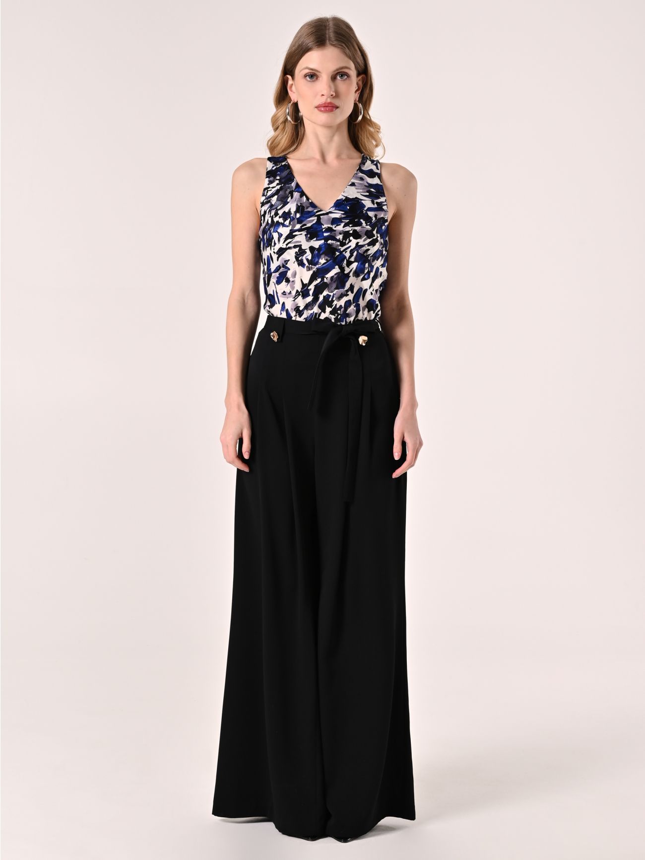 Brushstroke-print Top det_1