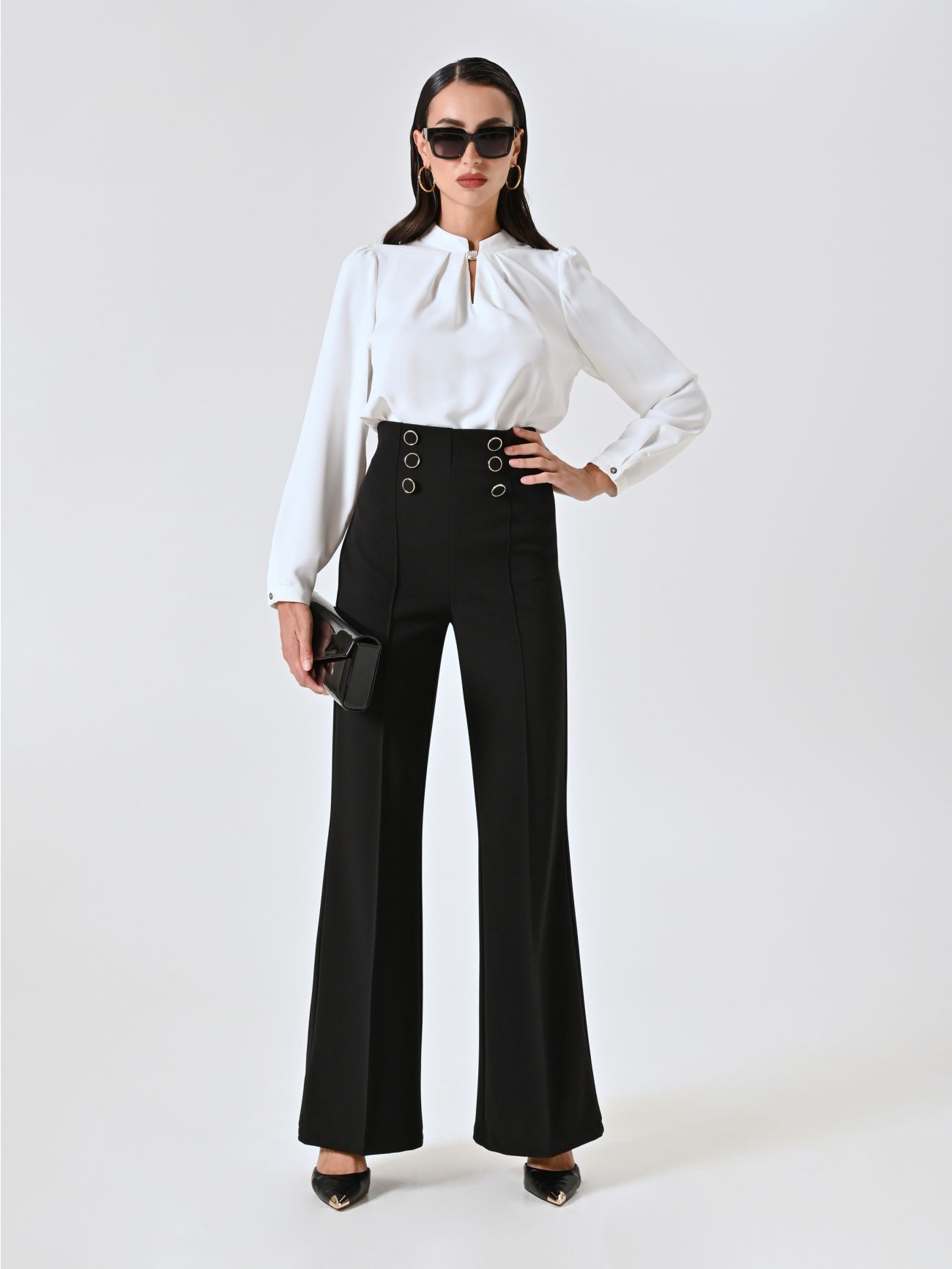CFC 20068 B-PANTALONE 6 BOTTONI SCUBA B001  Rinascimento