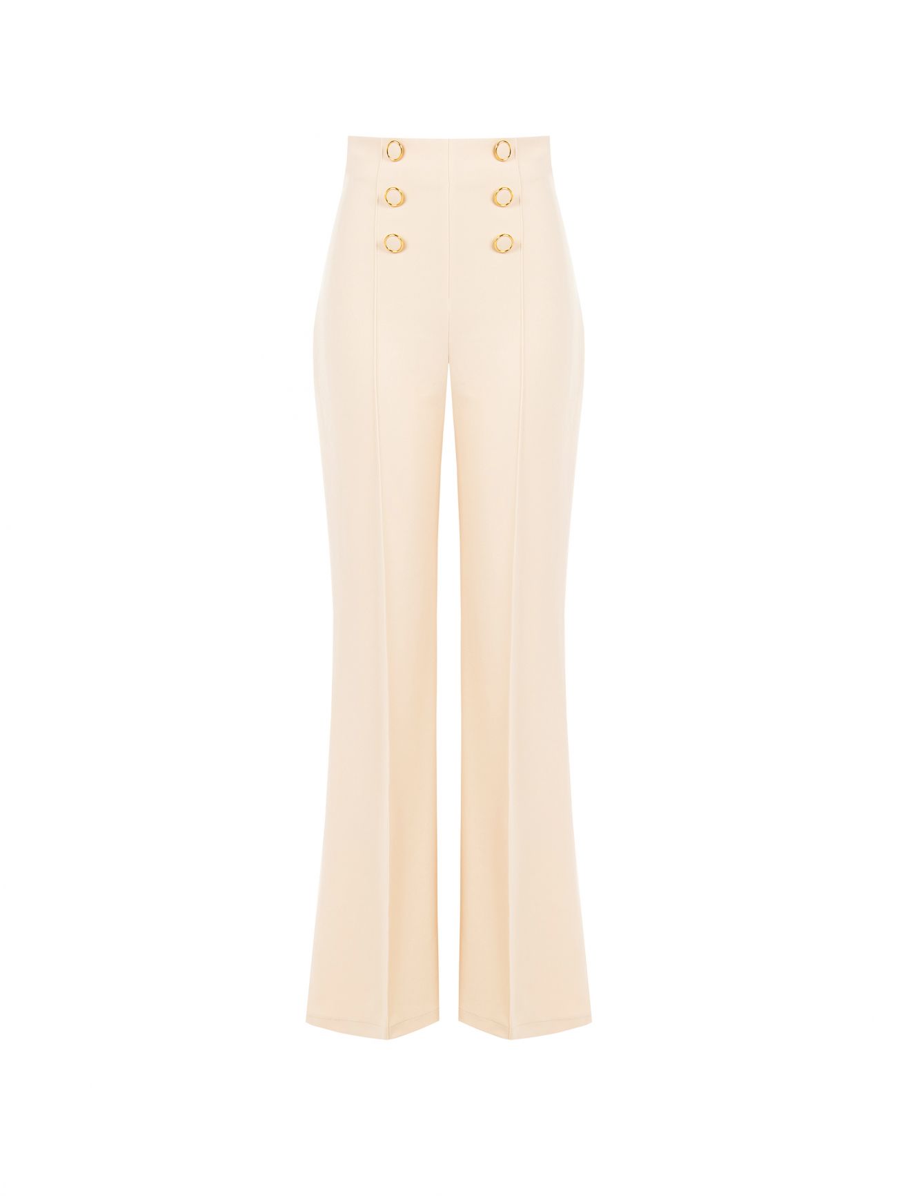 Pantalón beige claro con seis botones det_4