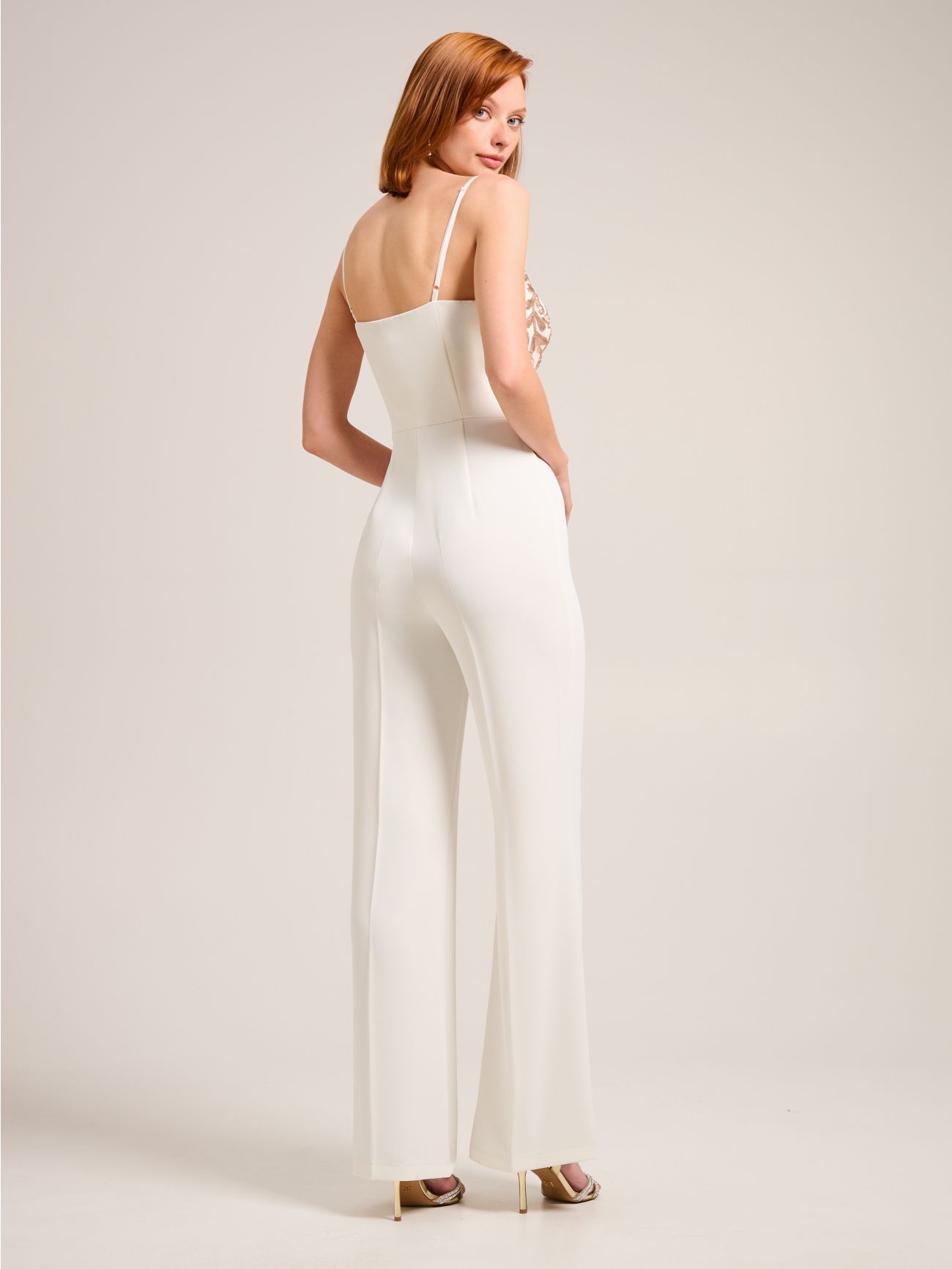 White Sequins Jumpsuit det_3