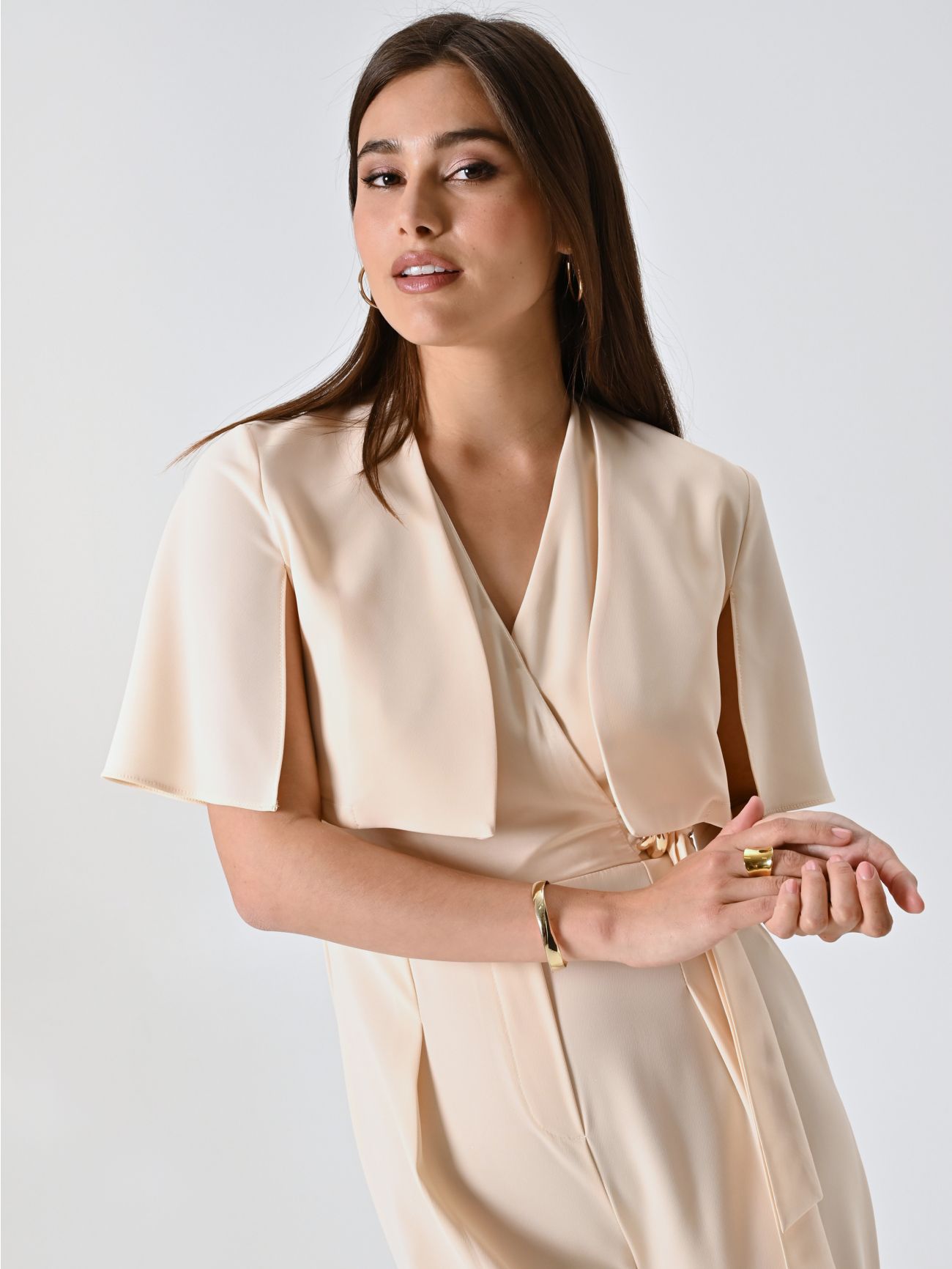Flowy Beige Shrug sp_e1