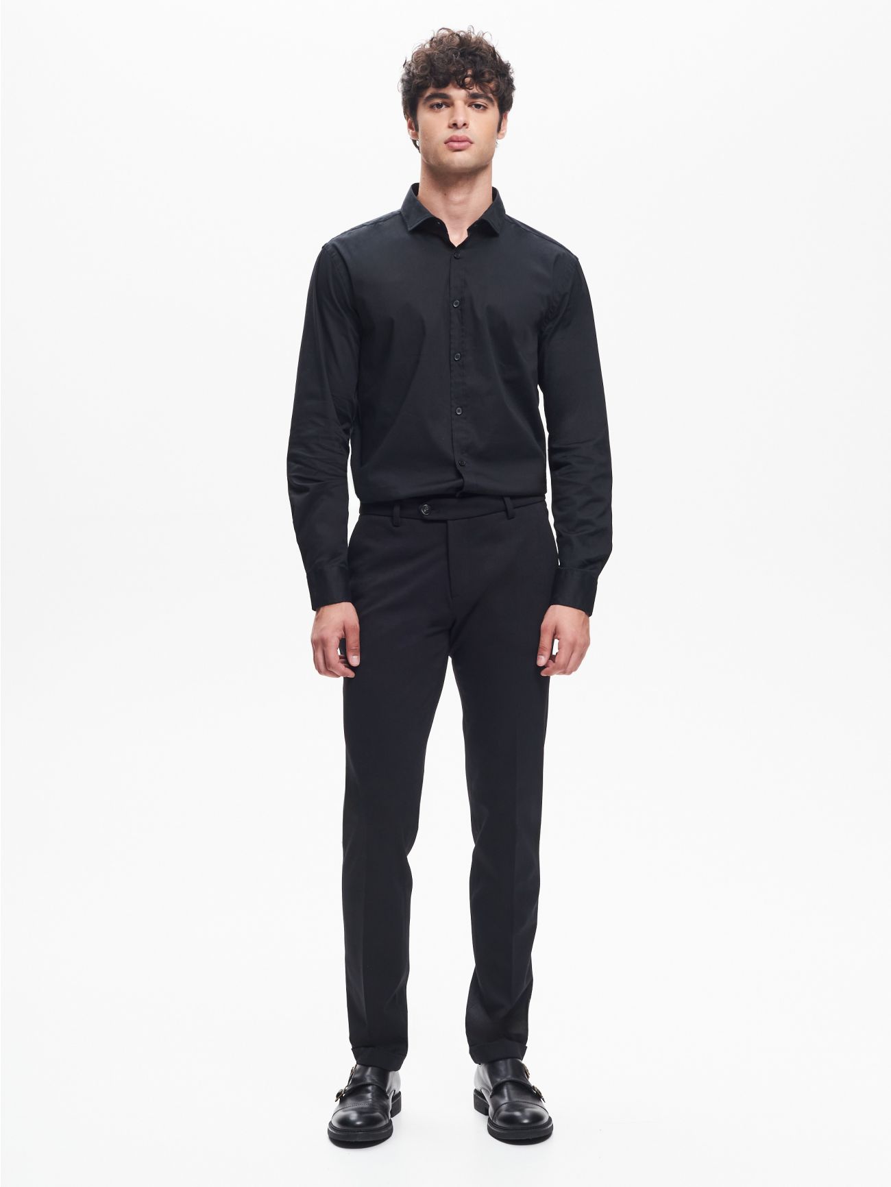 Men’s Poplin Shirt with French Collar QB24 det_1