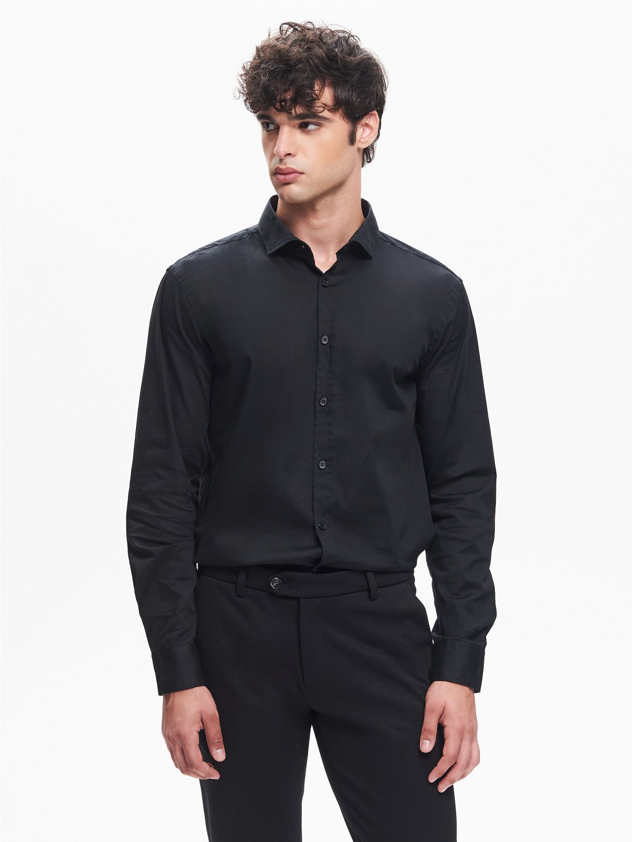 Men’s Poplin Shirt with French Collar QB24 det_3