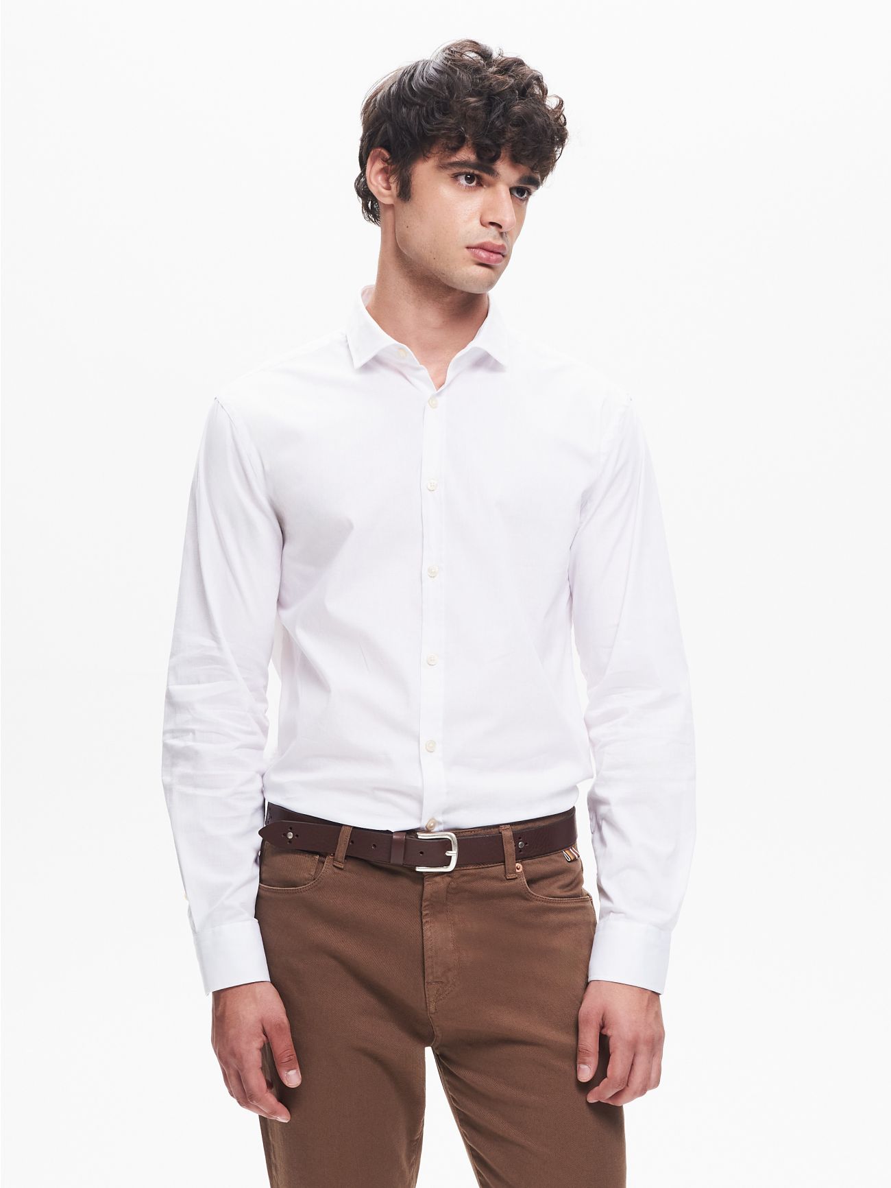 Men’s Poplin Shirt with French Collar QB24 det_3