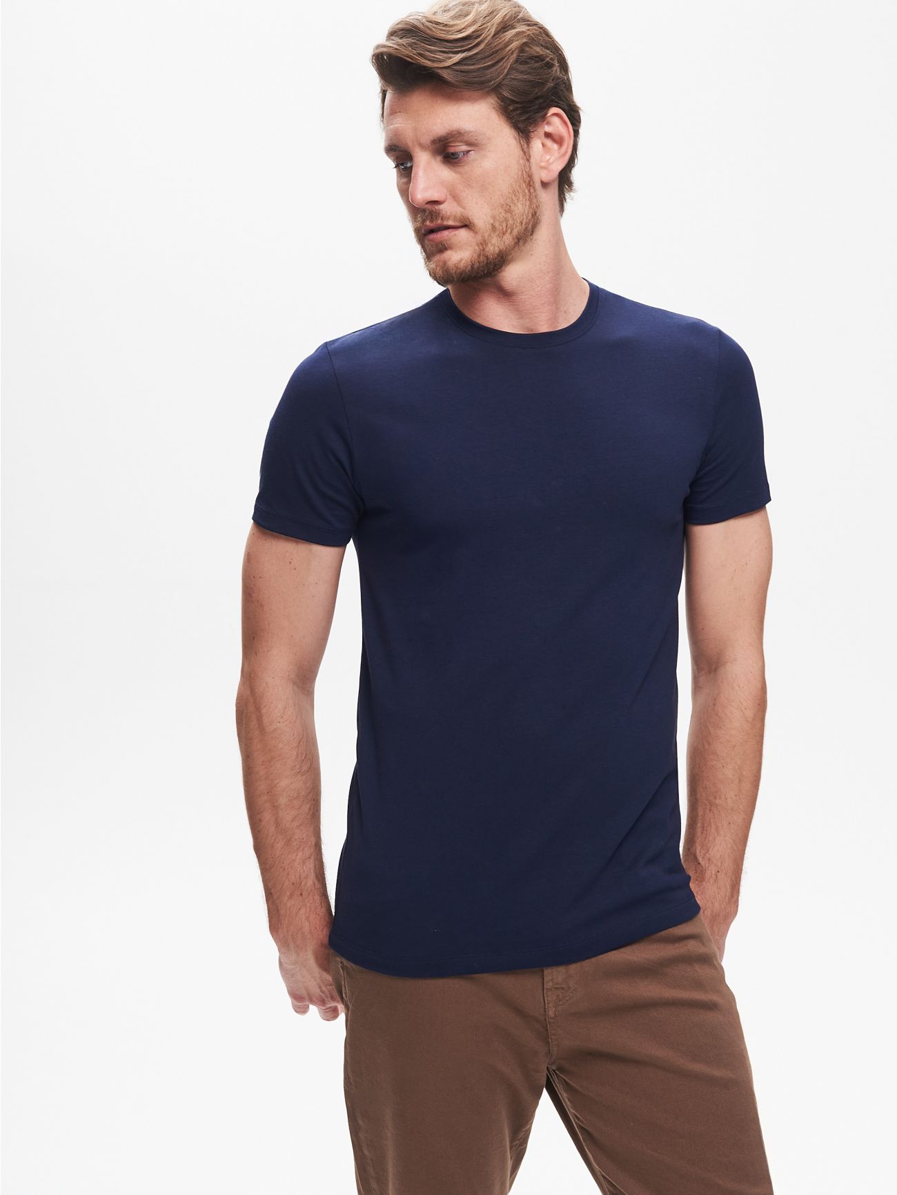 Men’s Blue Crewneck T-shirtQB24 sp_e1