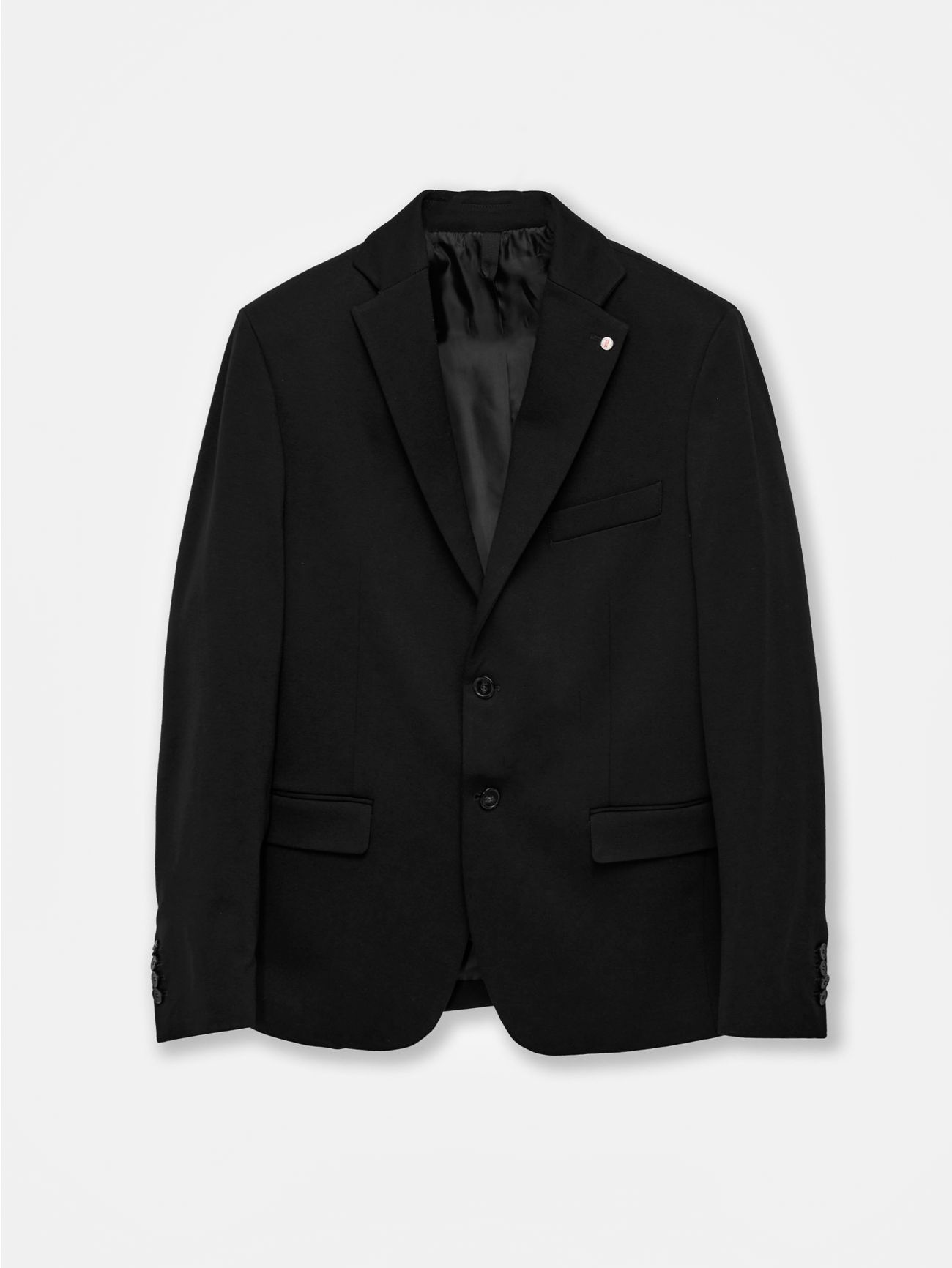 Men’s Milano-Knit Jacket with Two Buttons QB24 det_2
