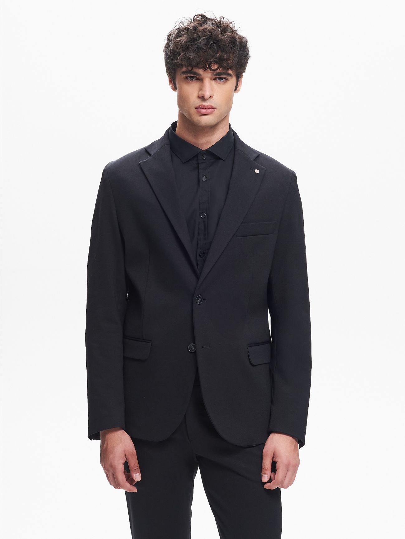 Giacca Due Bottoni Uomo Punto Milano QB24 det_3