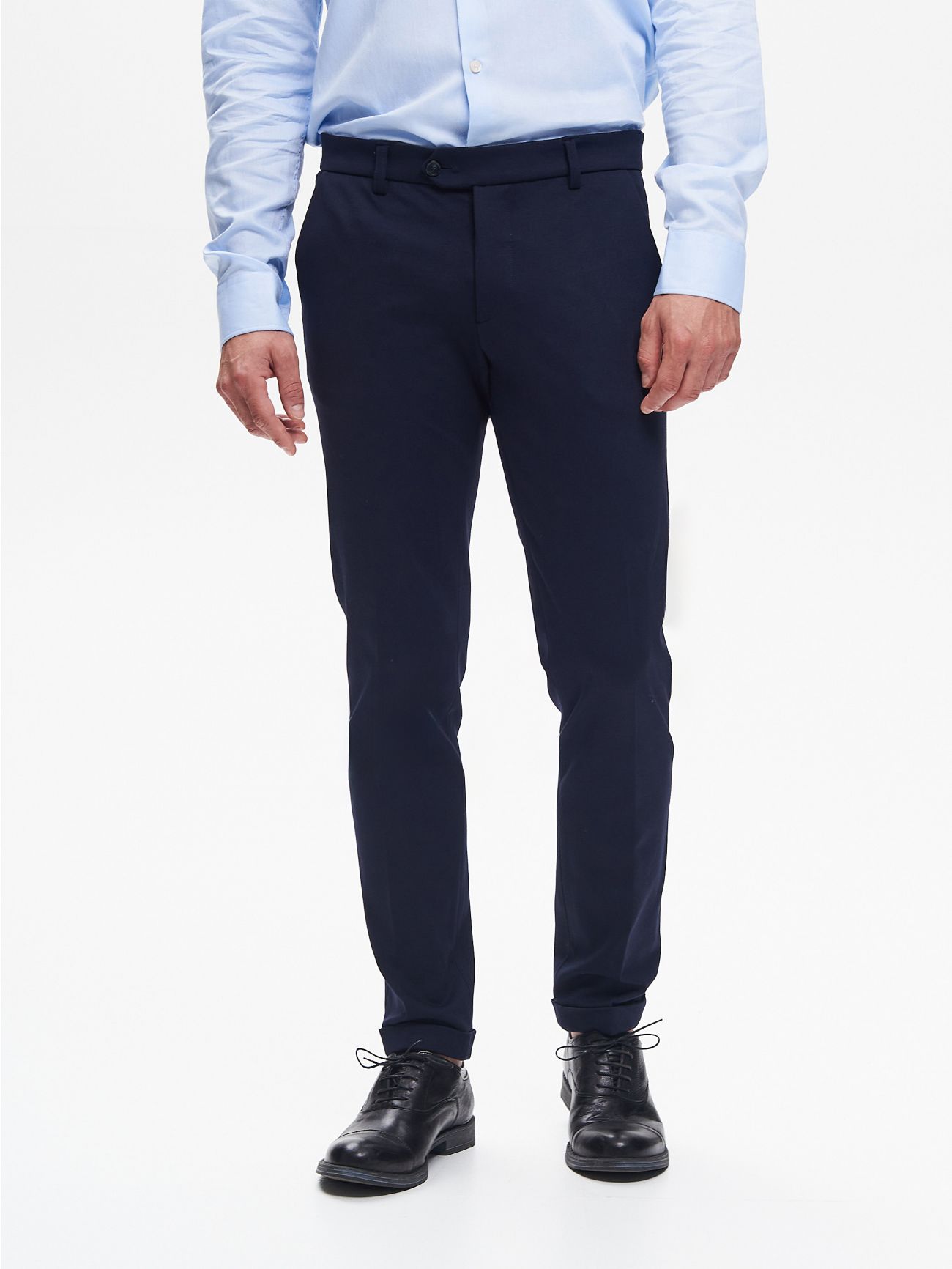 Pantalon de costume point de Milan pour homme QB24 det_3