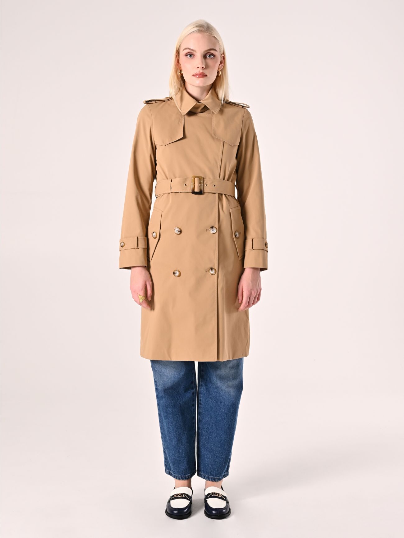 Beige Trench Coat det_1