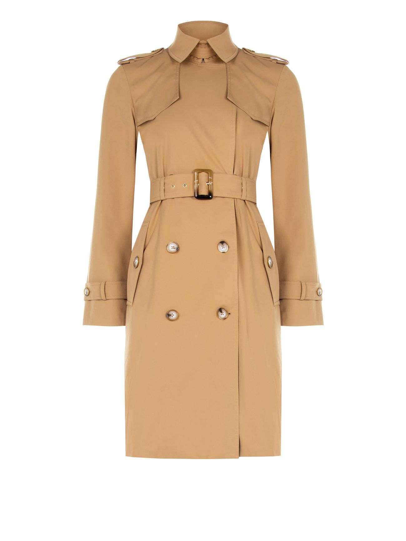 Beige Trench Coat det_4