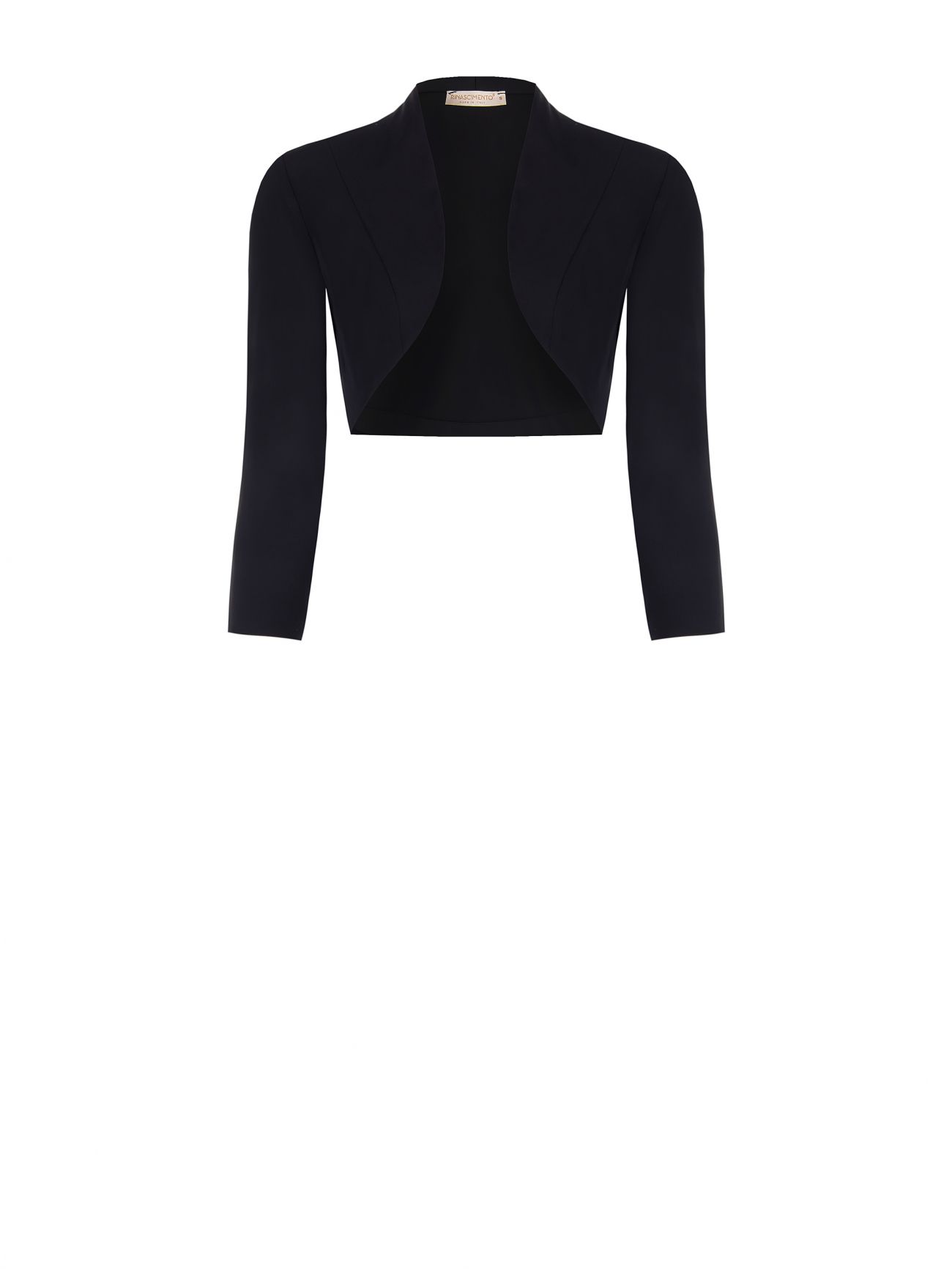 Shrug in Black Cady Fabric det_4