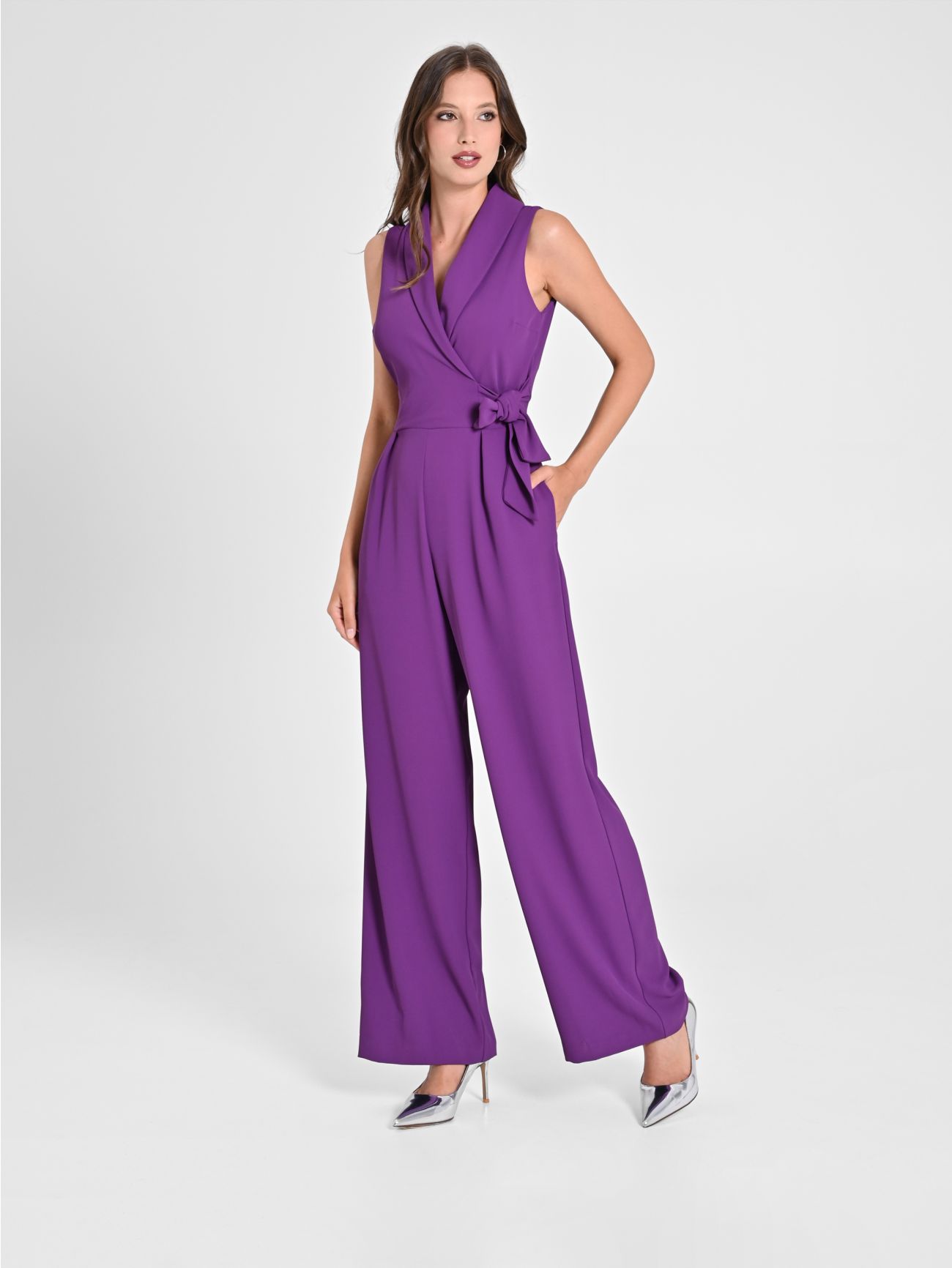 Purple Cady Jumpsuit  Rinascimento