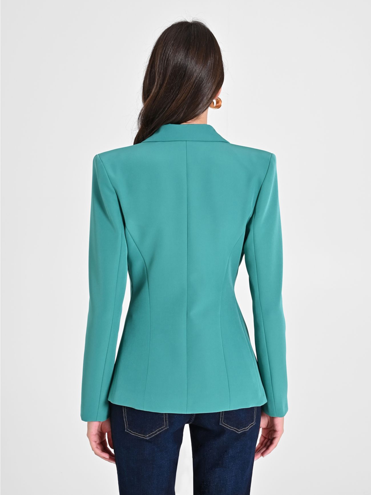Jade Green Double-Breasted Jacket in_i4