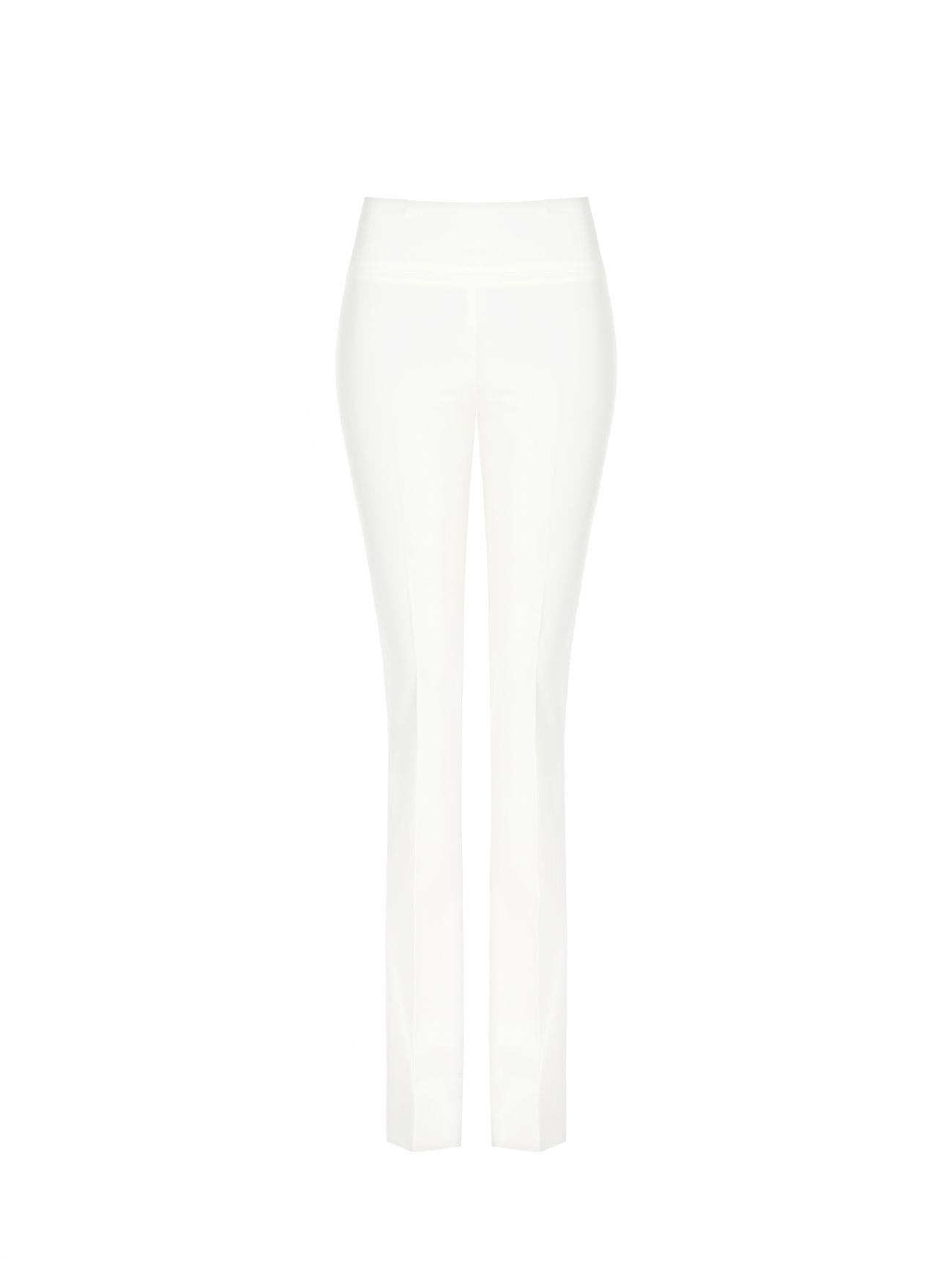 Pantalon évasé beige en tissu technique beige det_4
