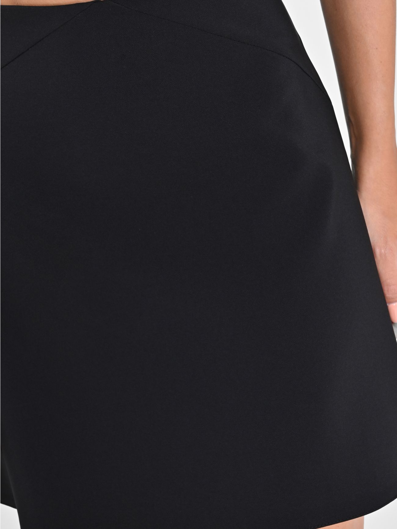 A-line Mini Skirt in Technical Fabric in_i5