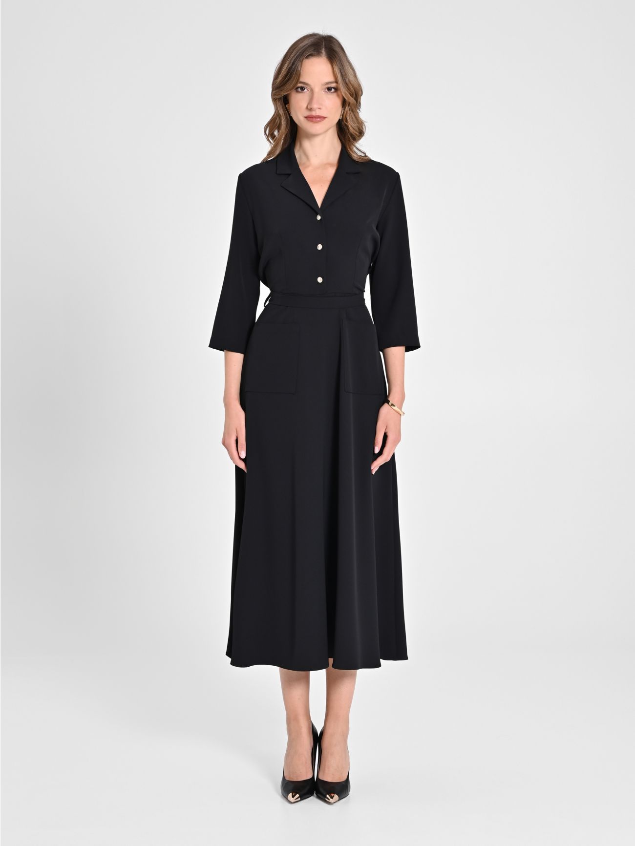Black Chemise Dress det_1