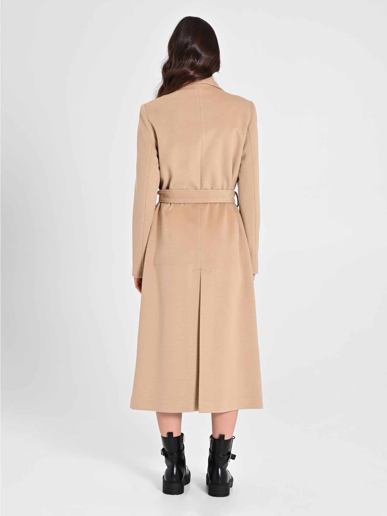 Camel Hair Maxi Coat with Belt det_3