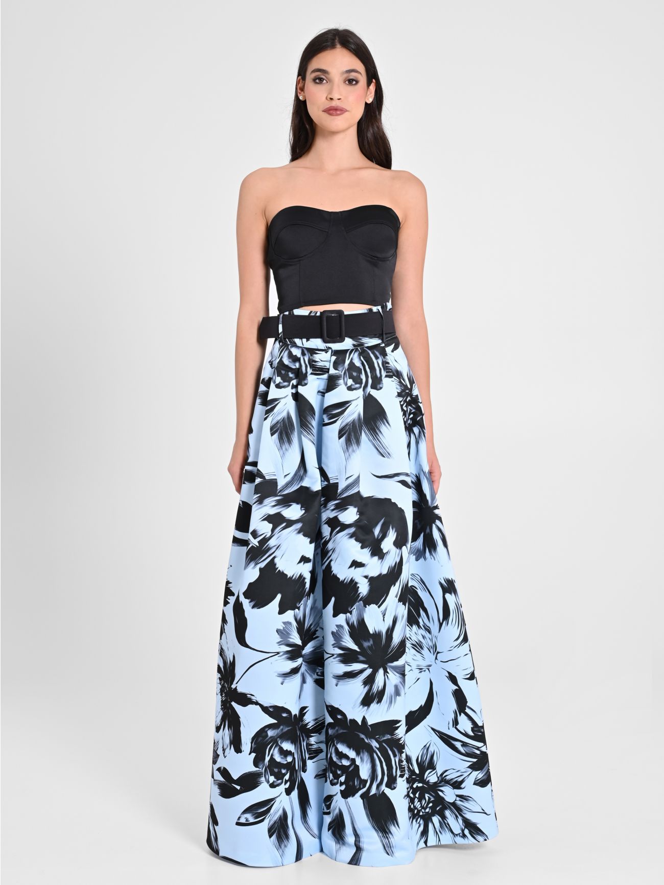 Maxi Floral Duchesse Skirt det_1