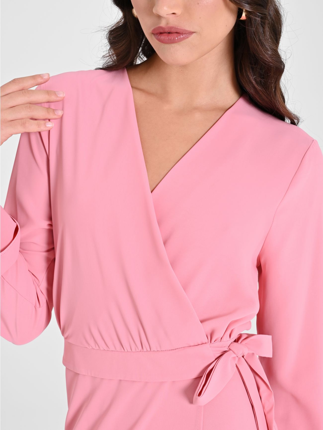 Antique Pink Chemise Dress in_i5