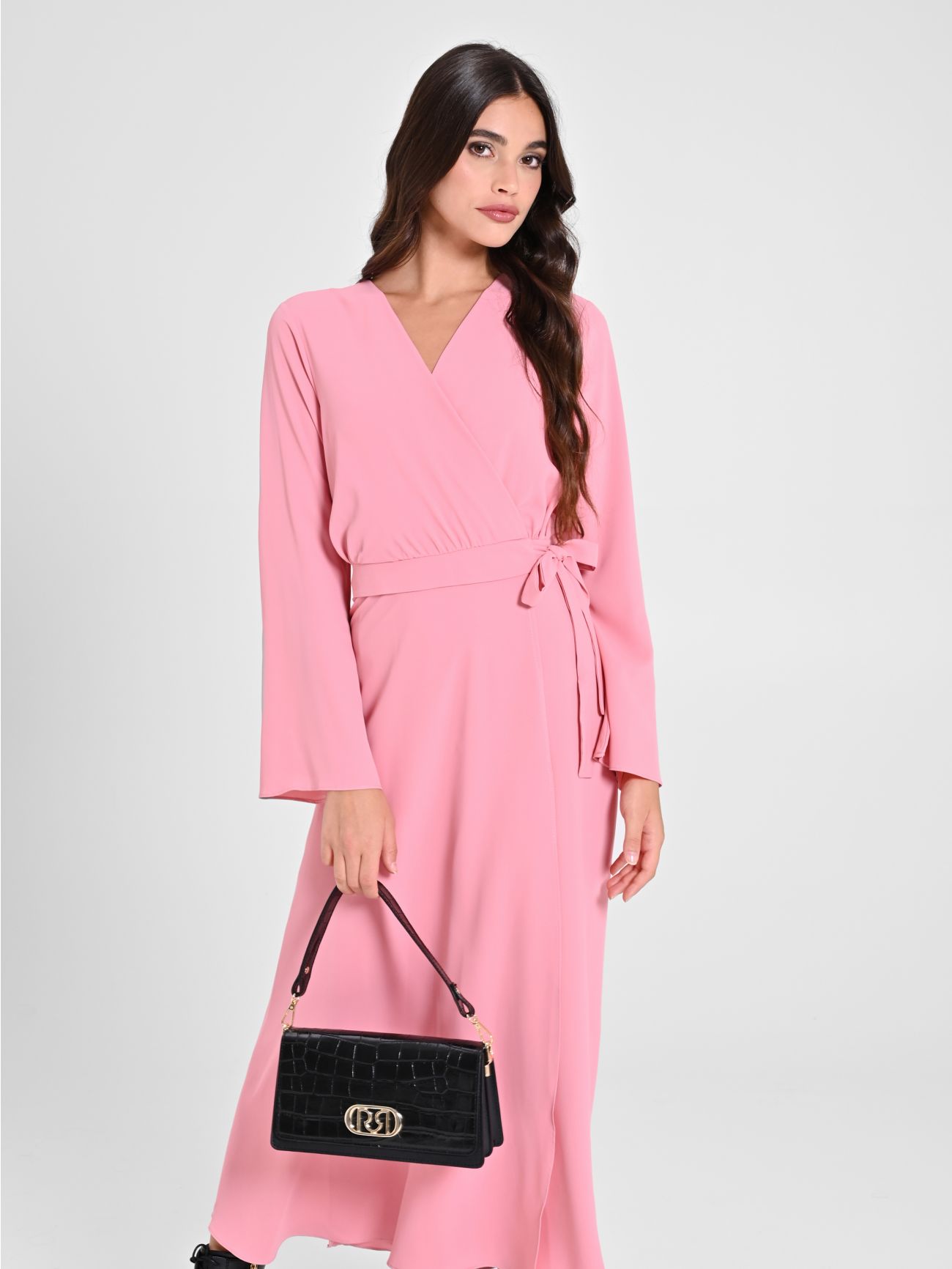 Antique Pink Chemise Dress in_i7