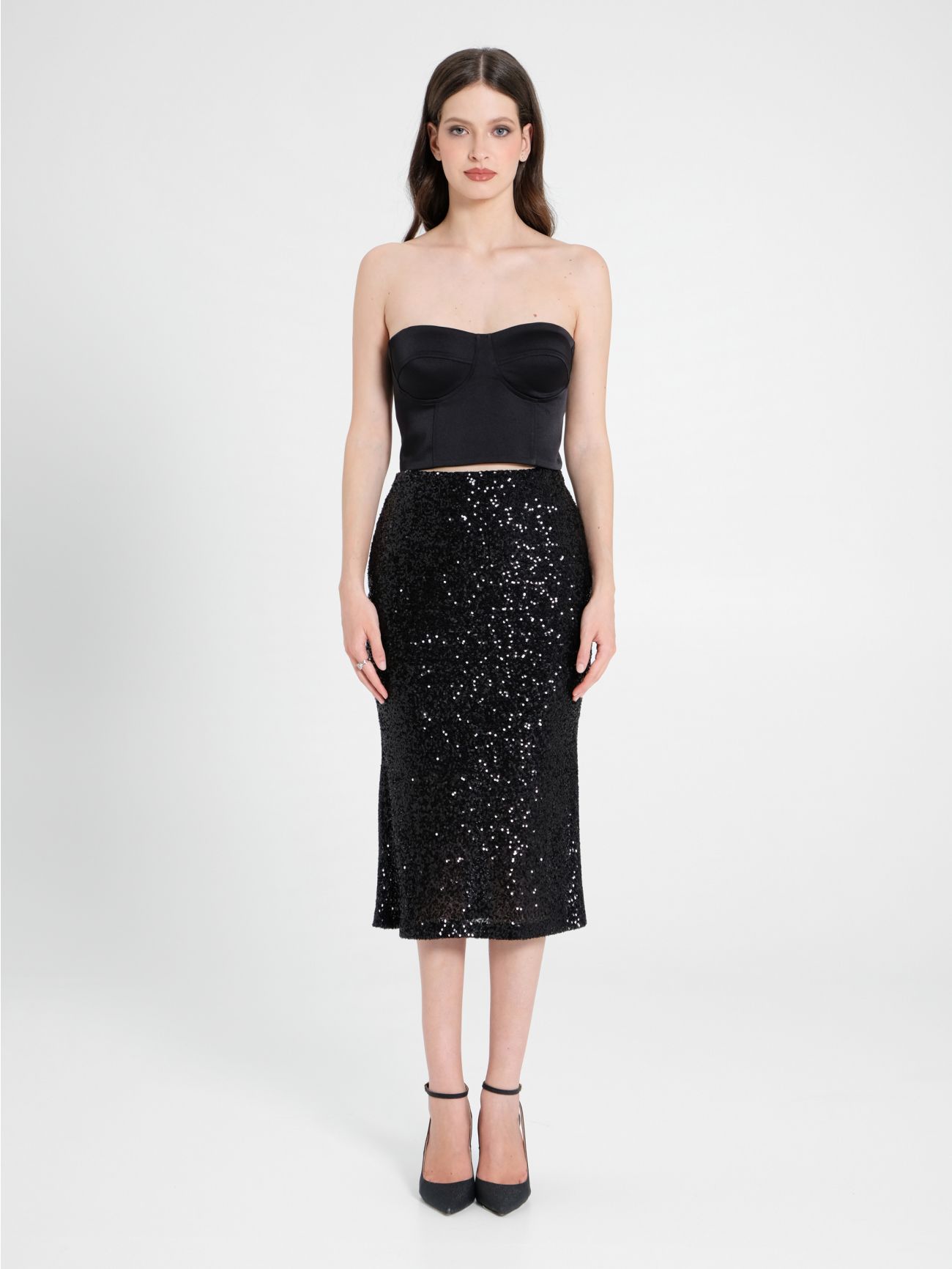 Sequinned Pencil Skirt det_1