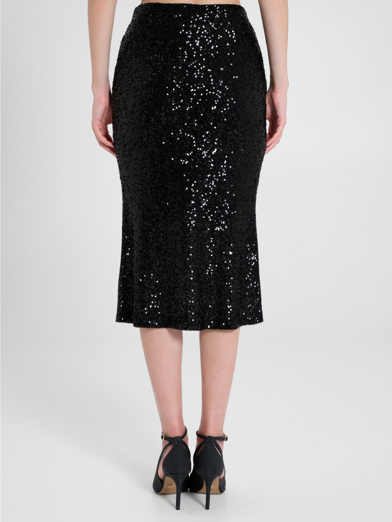 Sequinned Pencil Skirt in_i4