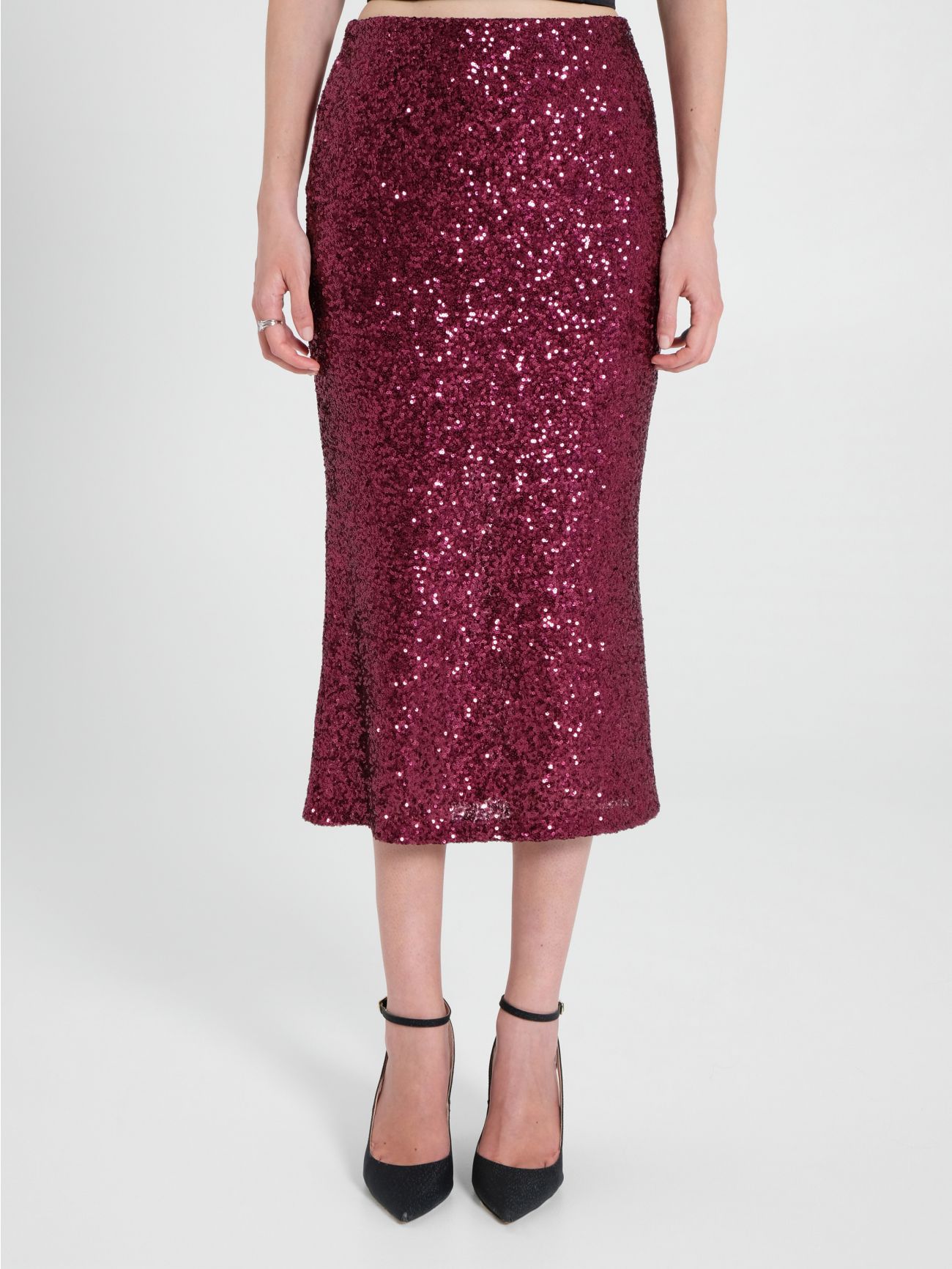 Sequinned Pencil Skirt det_2