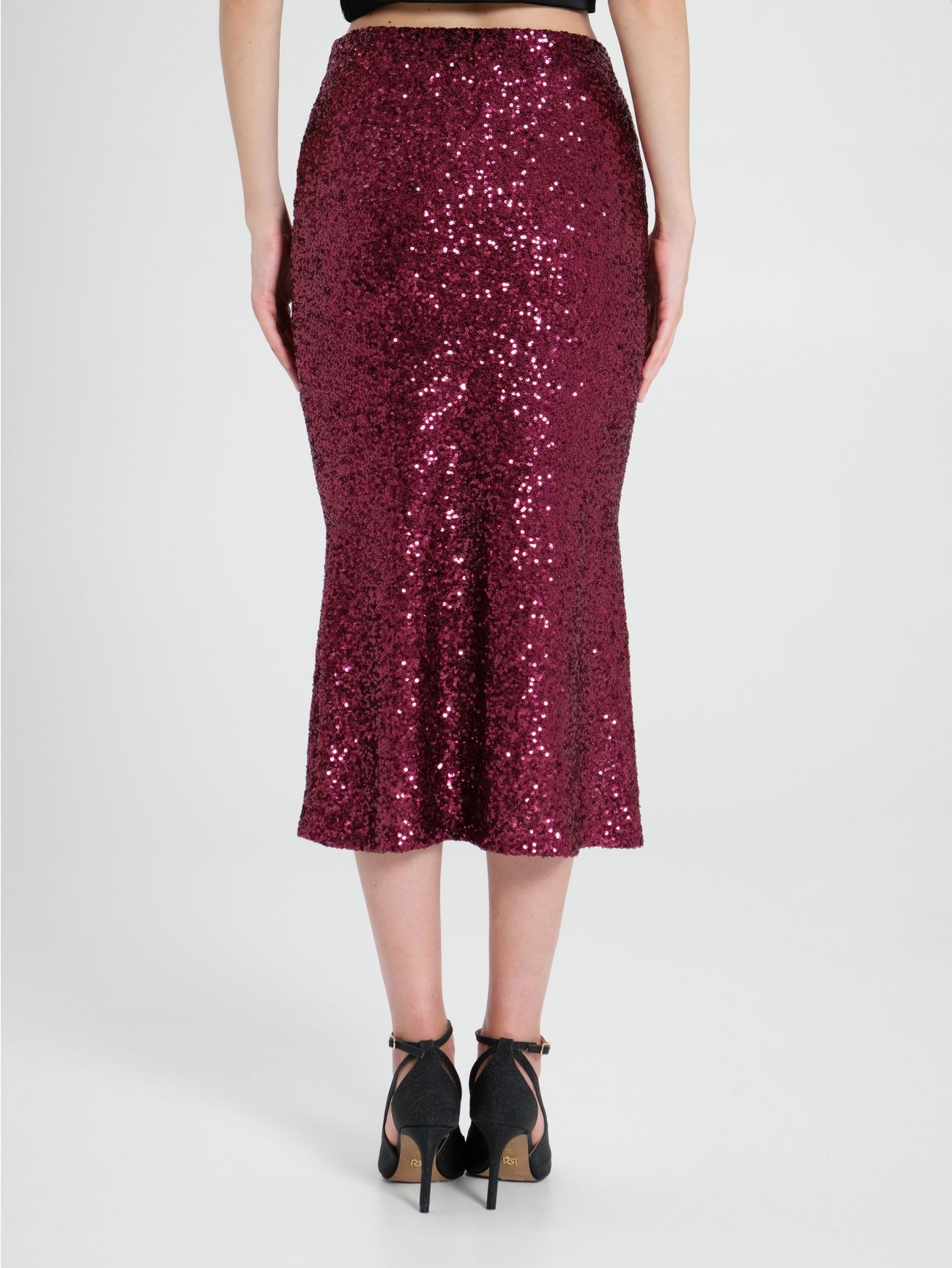 Sequinned Pencil Skirt in_i4