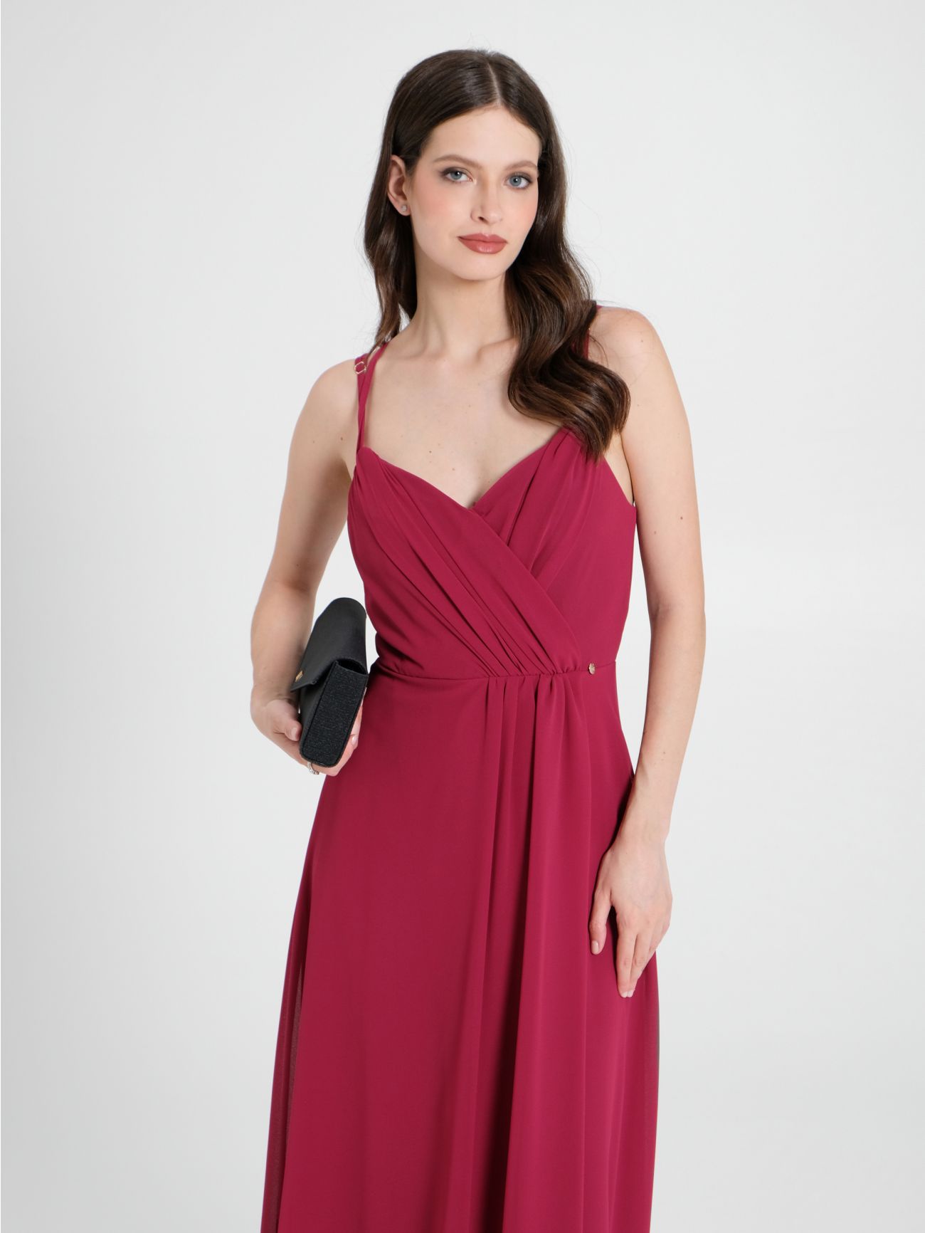 Long Burgundy Dress Rinascimento