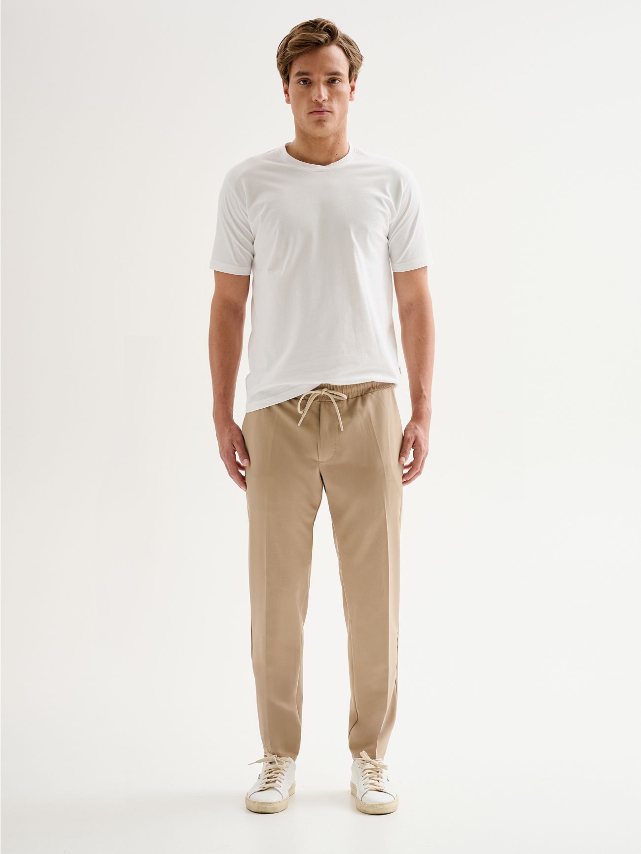 Pantalon de jogging cordon de serrage QB24 homme det_1