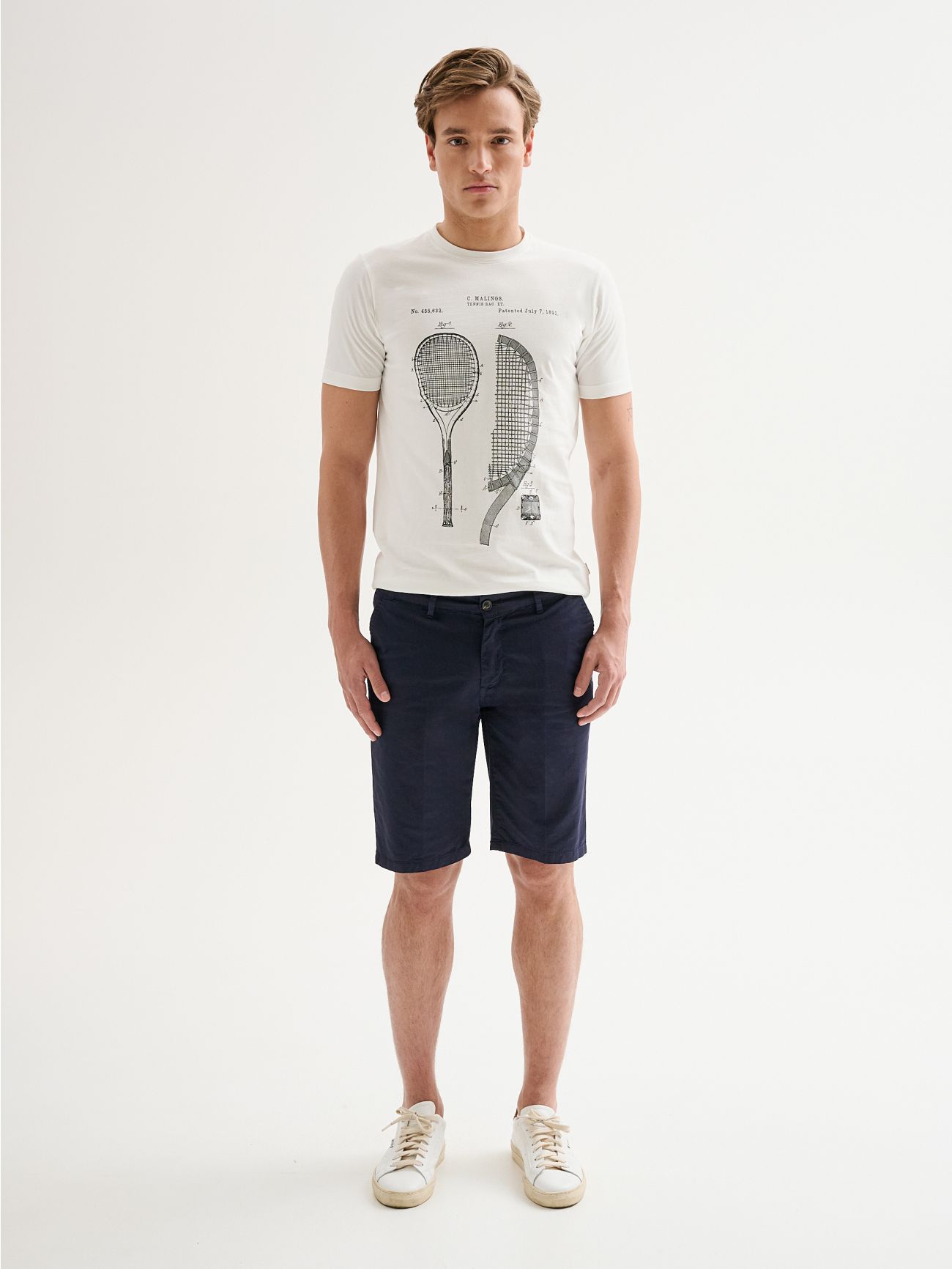 Men’s Crewneck T-shirt with Sports Print QB24 det_1