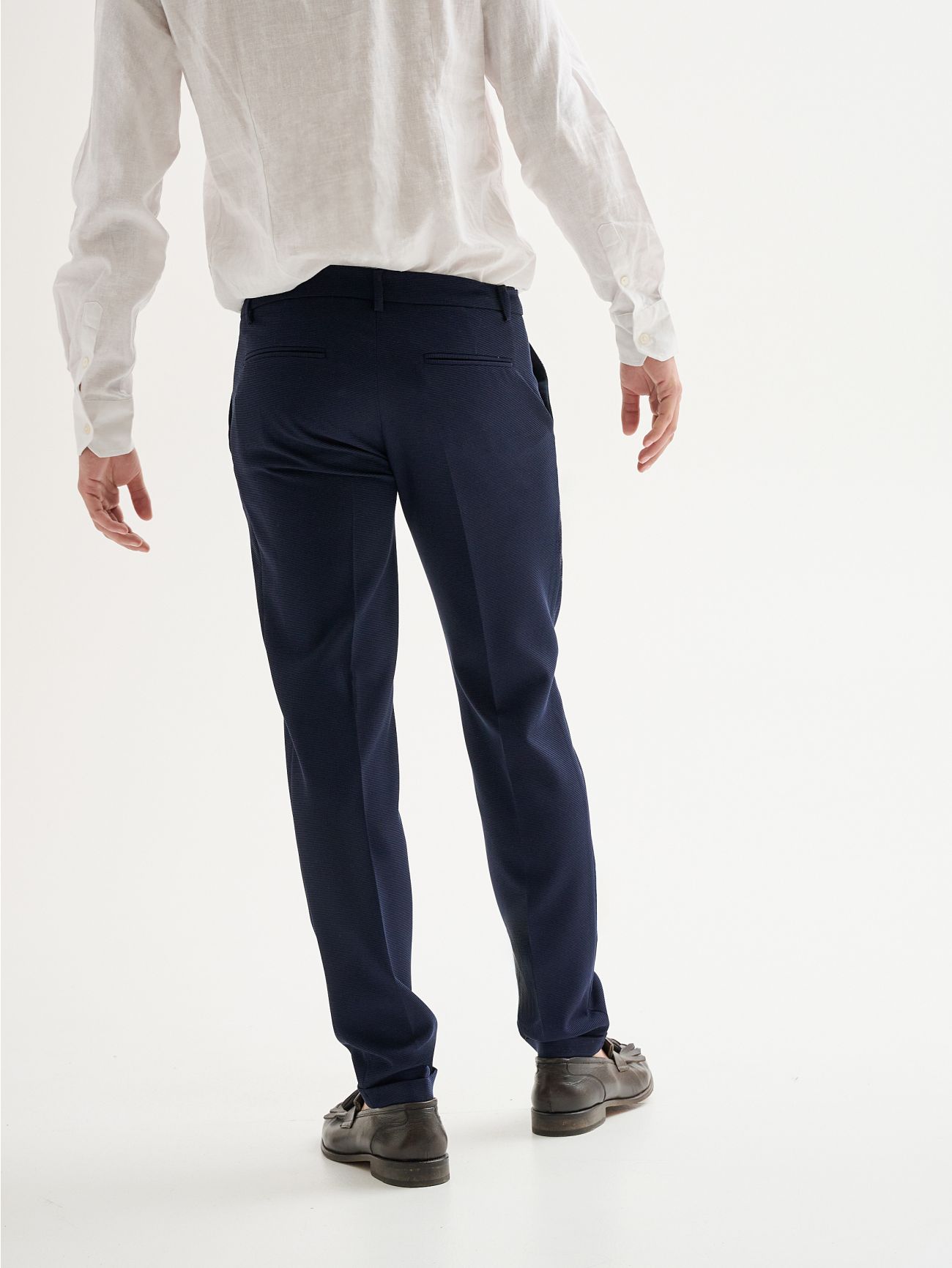 Pantaloni Uomo Slim-fit da Completo Texture QB24 in_i4