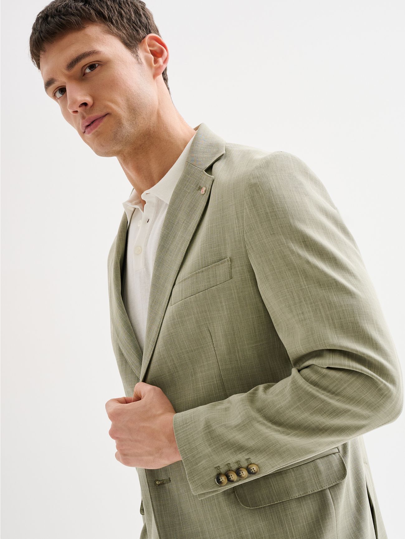 Men’s Two-Button Suit Jacket QB24 in_i5