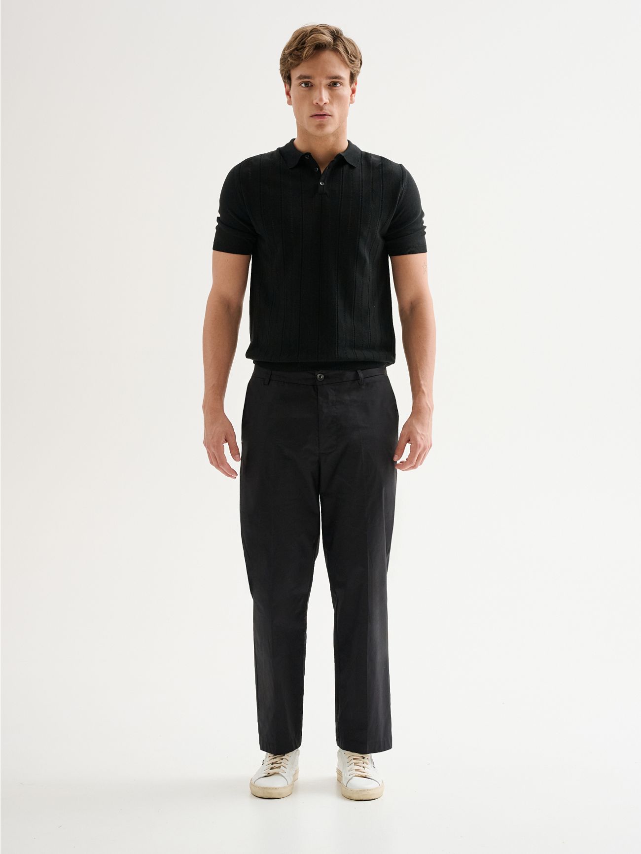 Pantalon coupe loose toile parachute QB24 homme det_1