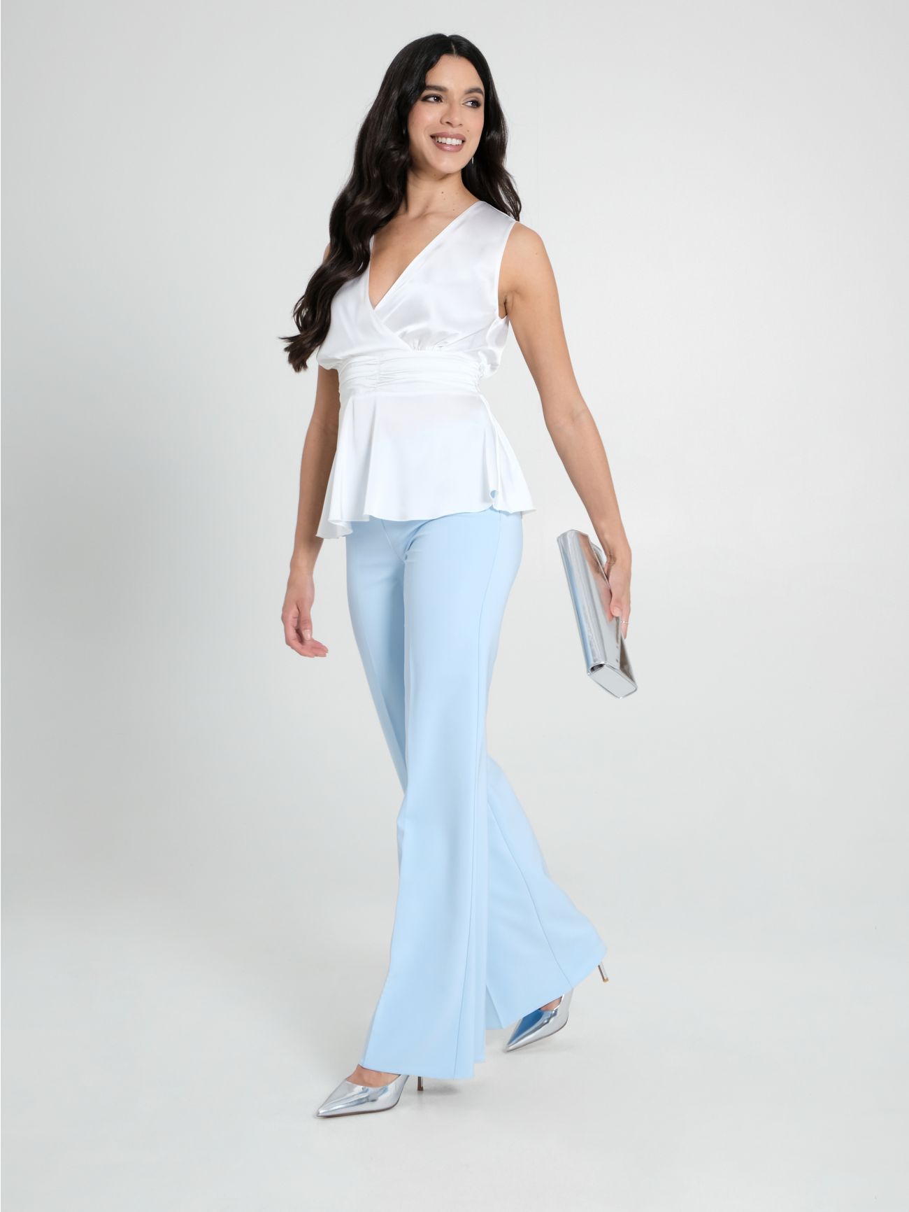 White Satin Top in_i7