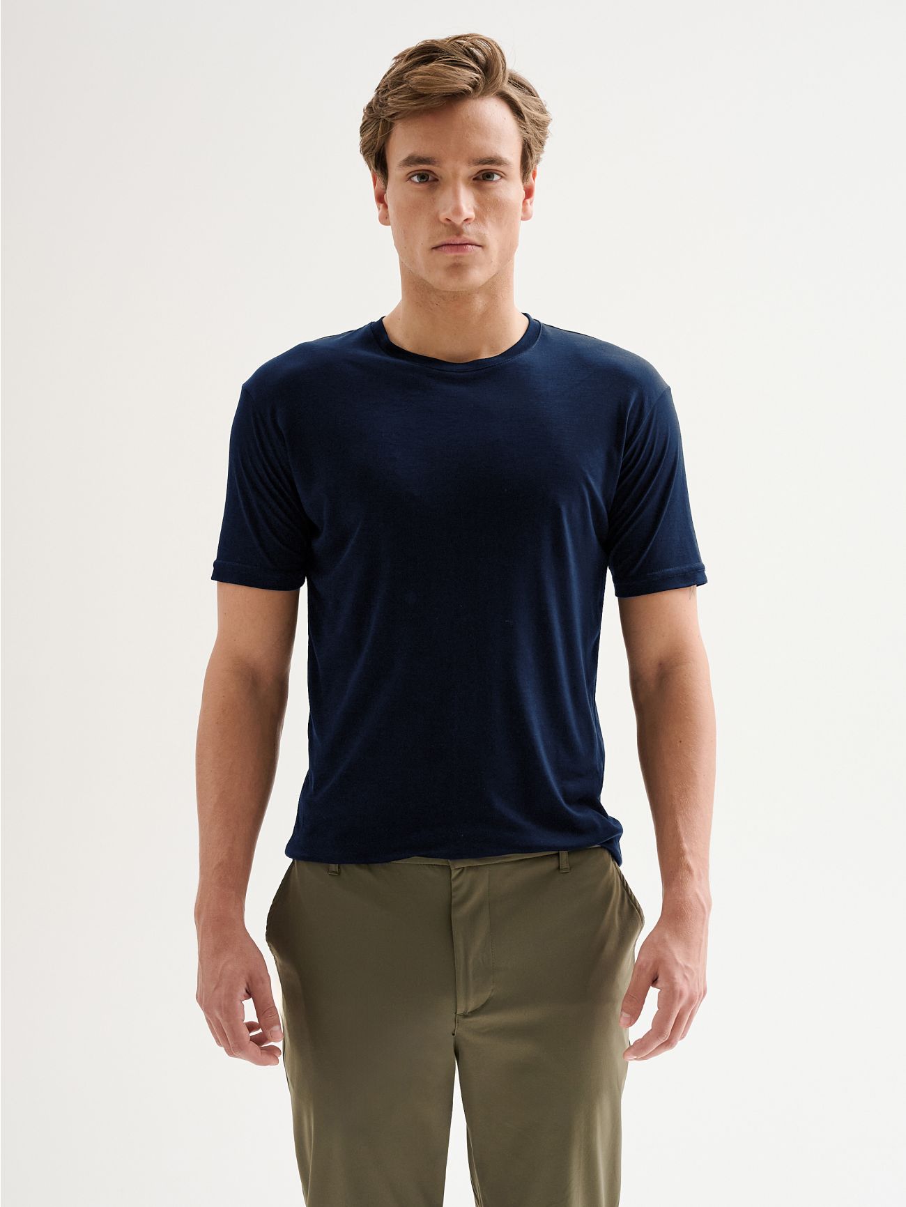 T-Shirt für Herren mit Rundhalsausschnitt Tencel QB24 det_3