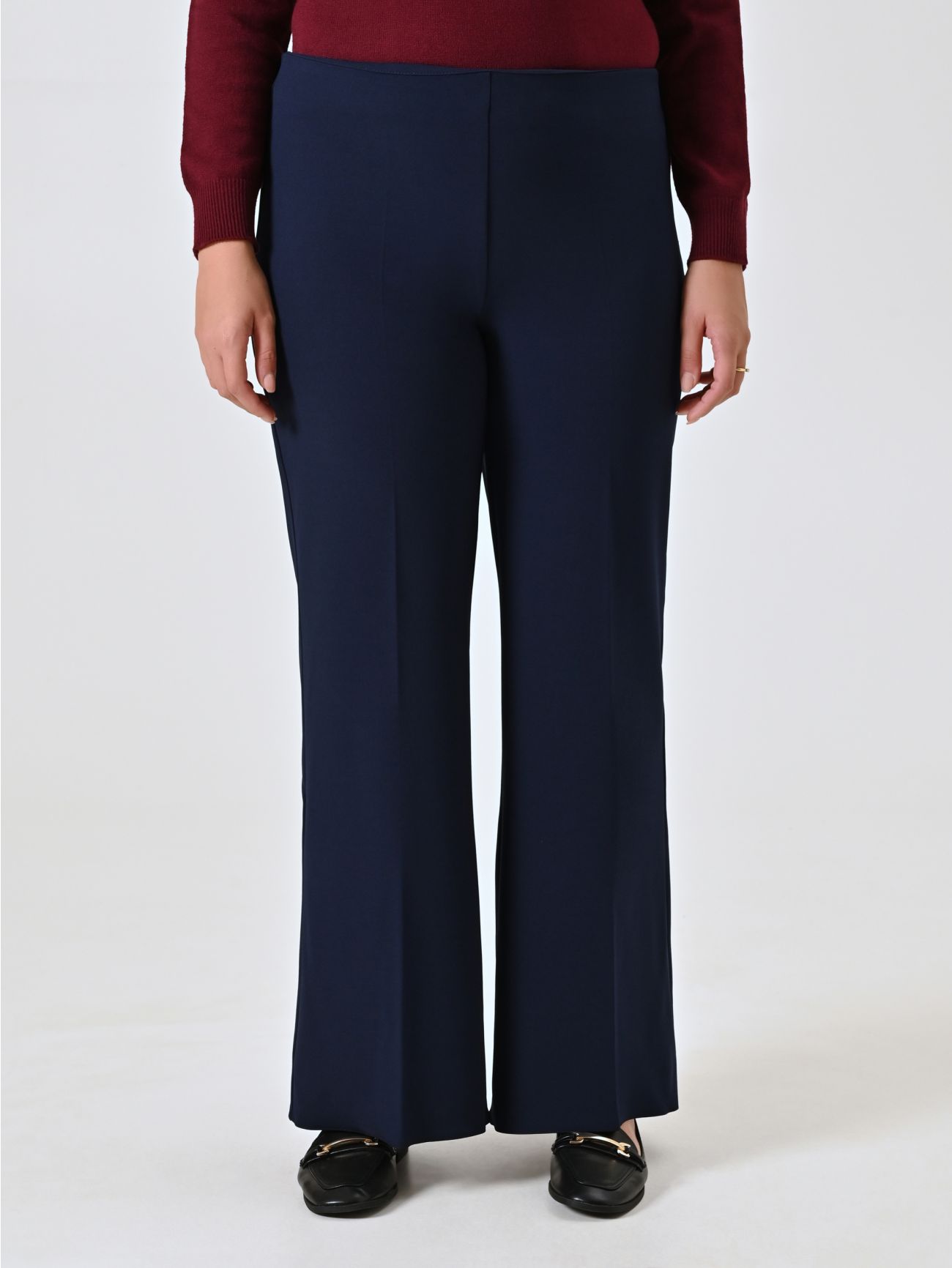 Curvy-Palazzo-Hose in Blau det_2