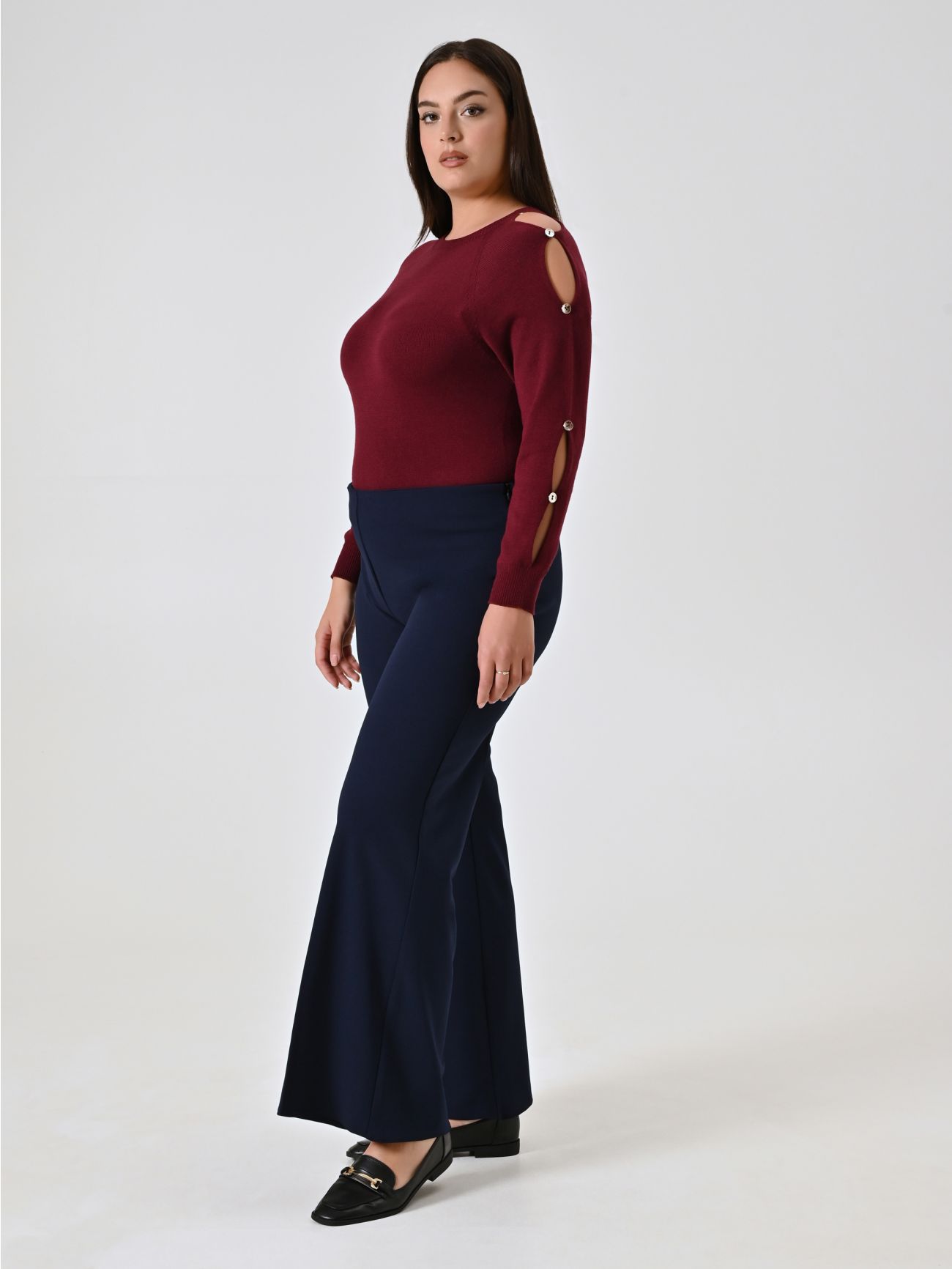 Curvy-Palazzo-Hose in Blau in_i7