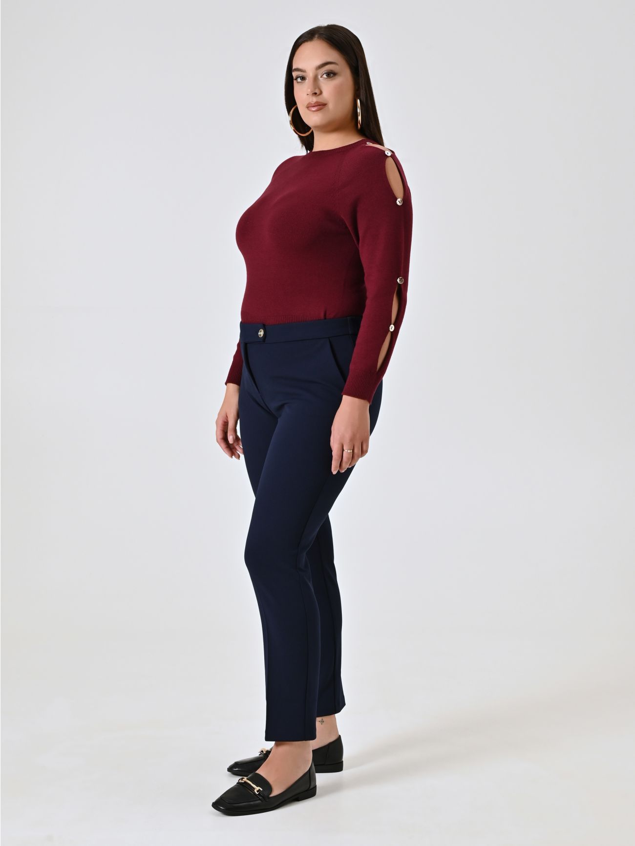 Curvy-Skinny-Hose in Blau in_i7