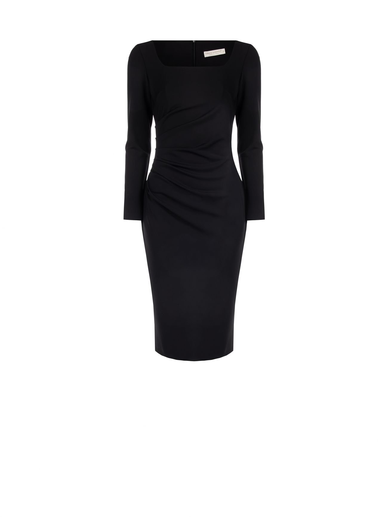 Sheath Dress with Square Neck det_4