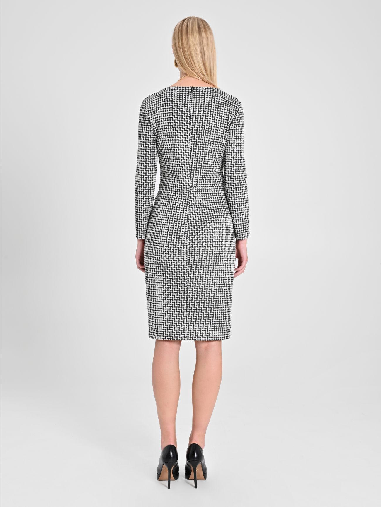 Tubino pied de poule discount