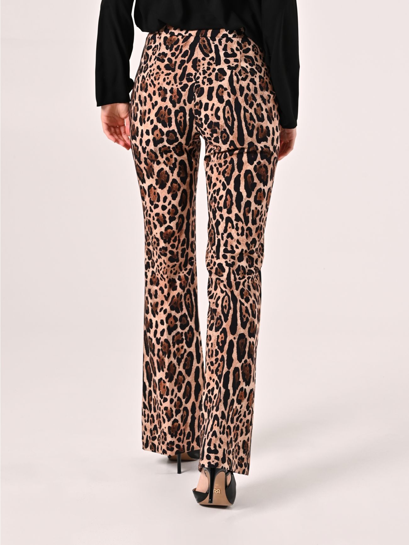 Ausgestellte Hose mit Animal-Print det_3