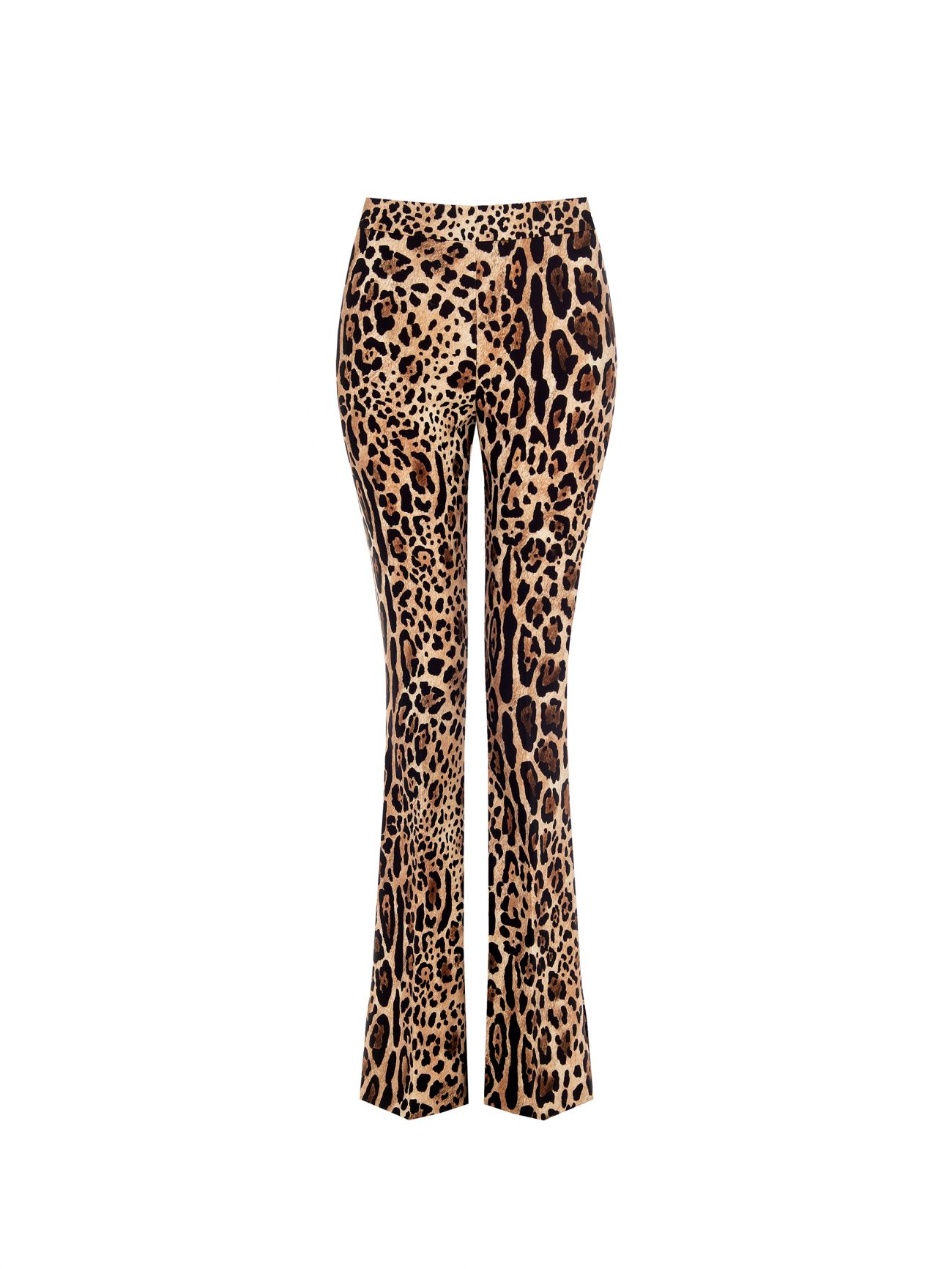 Ausgestellte Hose mit Animal-Print det_4