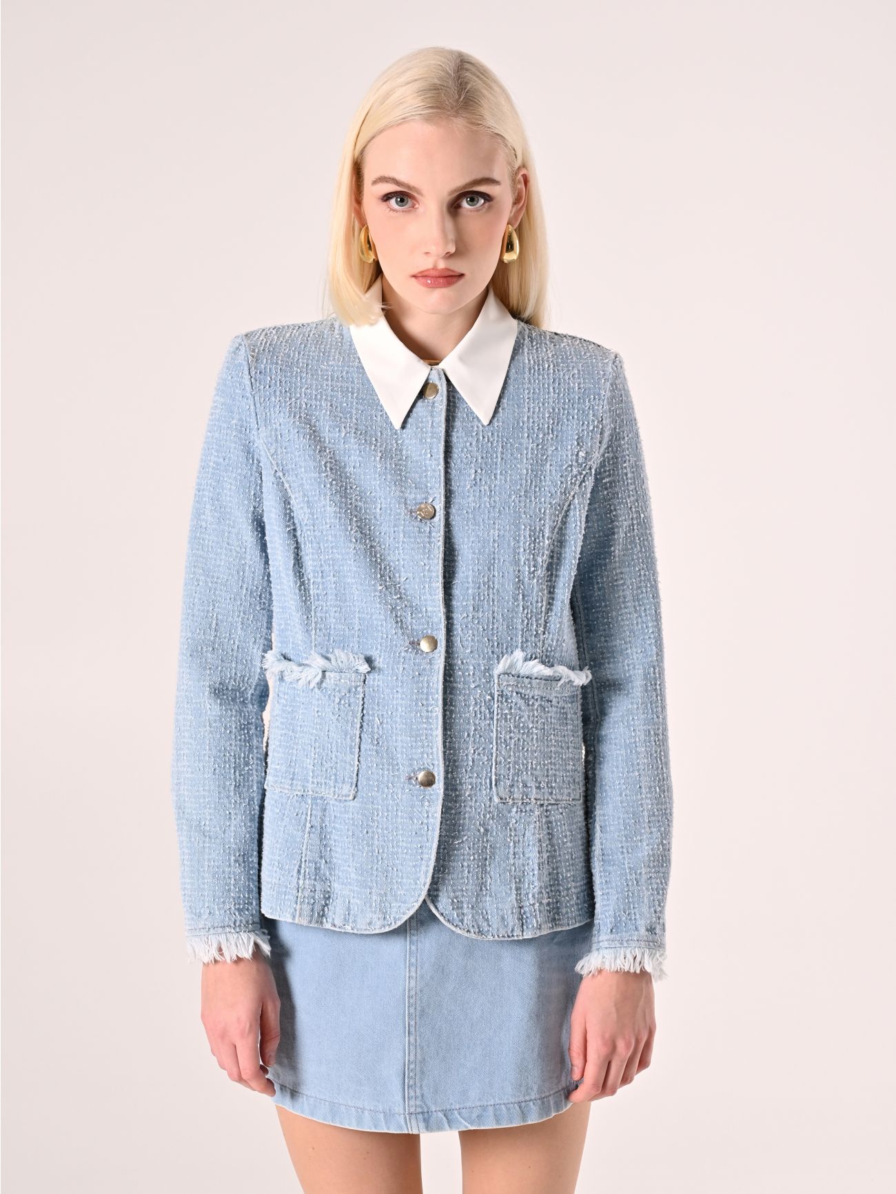 Veste en jean clair det_2
