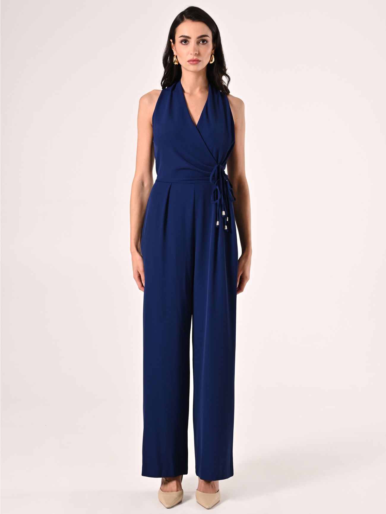 Blue Jumpsuit with Ribbons det_1